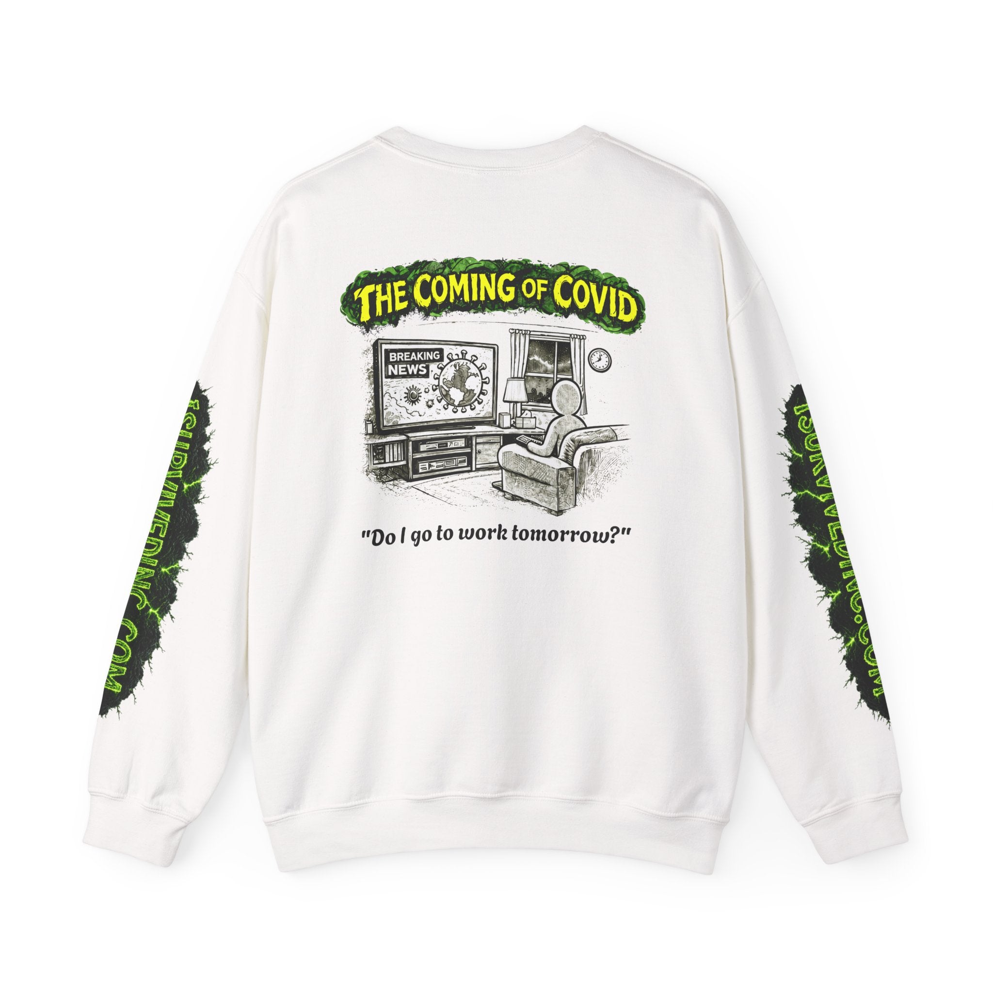 I Survived 2020 — PANDEMIC S1:E2: "The Coming of COVID" Unisex Heavy Blend™ Crewneck Sweatshirt