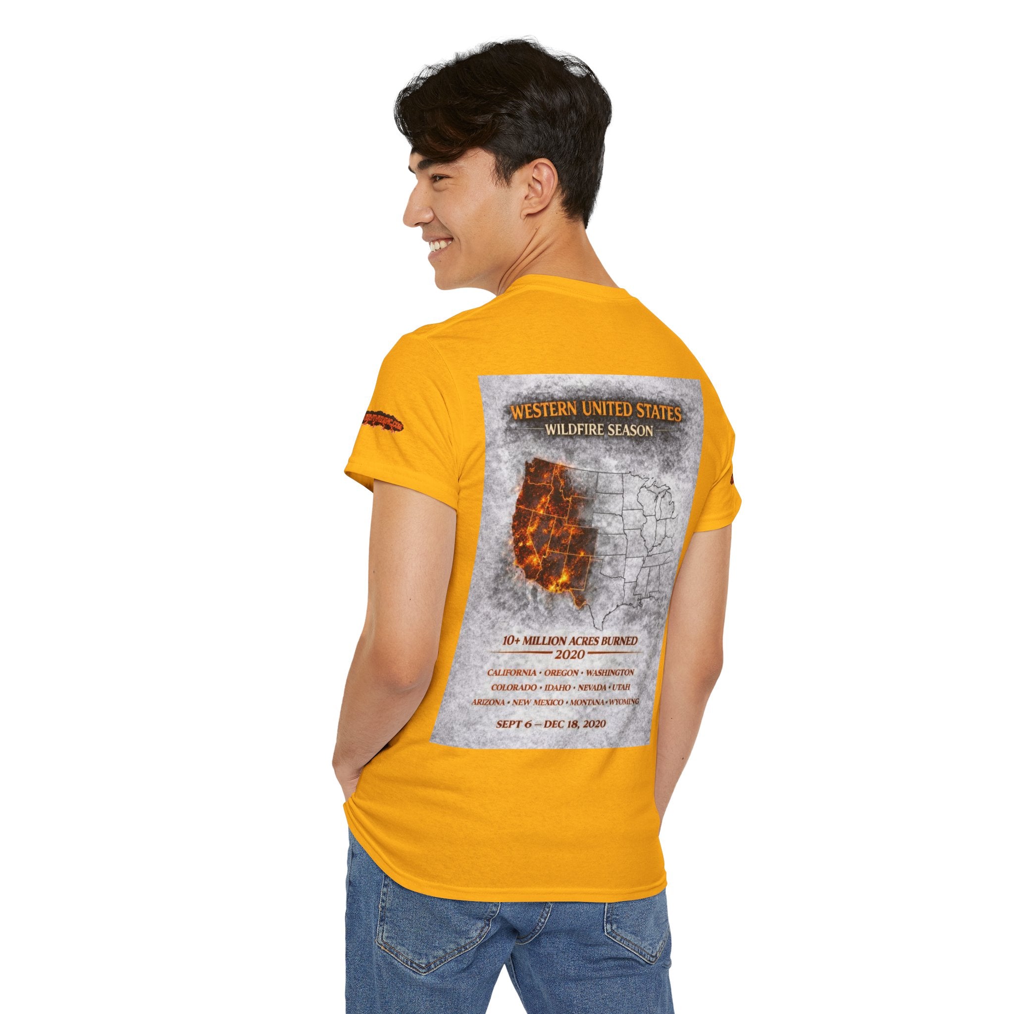 I Survived 2020 — S2:E4 "Western U.S. Wildfire Season" | Mid-Season Finale Pt. 1 | Wildfire Edition Memorial Unisex Heavy Cotton Tee (SPECIAL EDITION)