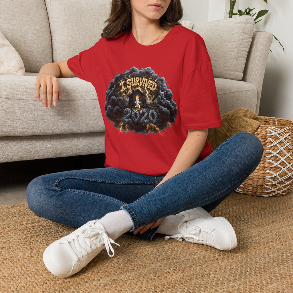 I Survived 2020 — Director's Cut Original Design Teaser Tee | Season 1 Premiere Drop Unisex Softstyle T-Shirt