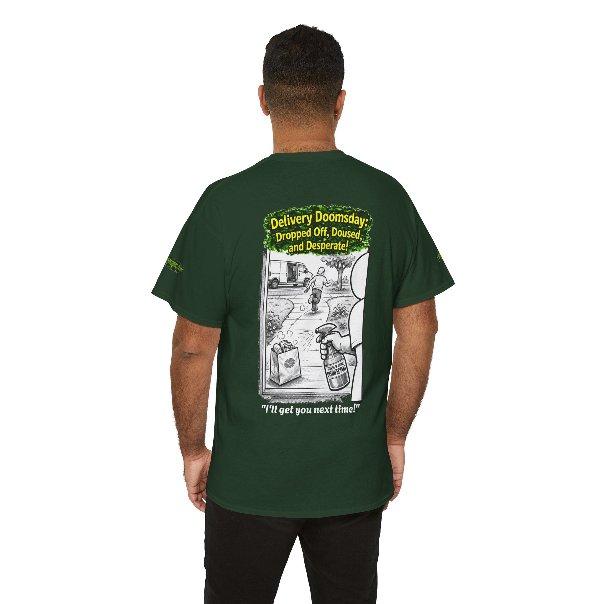 Sobreviví al 2020 — T1:E5 "El día del juicio final de las entregas" | Camiseta unisex de algodón pesado (Edición Pandemia) (EDICIÓN ESPECIAL)