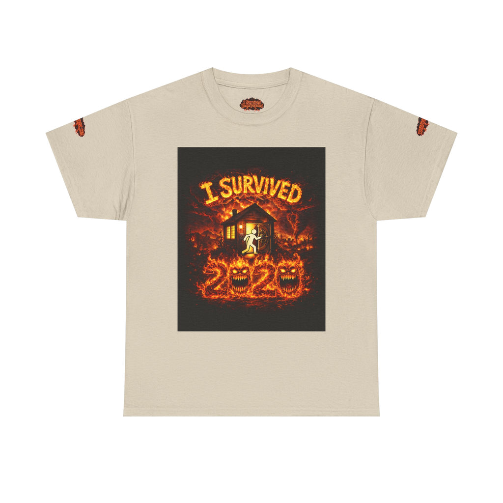 I Survived 2020 — WILDFIRES S2:E3: Special Edition "The California Wildfires" Memorial Unisex Heavy Cotton Tee