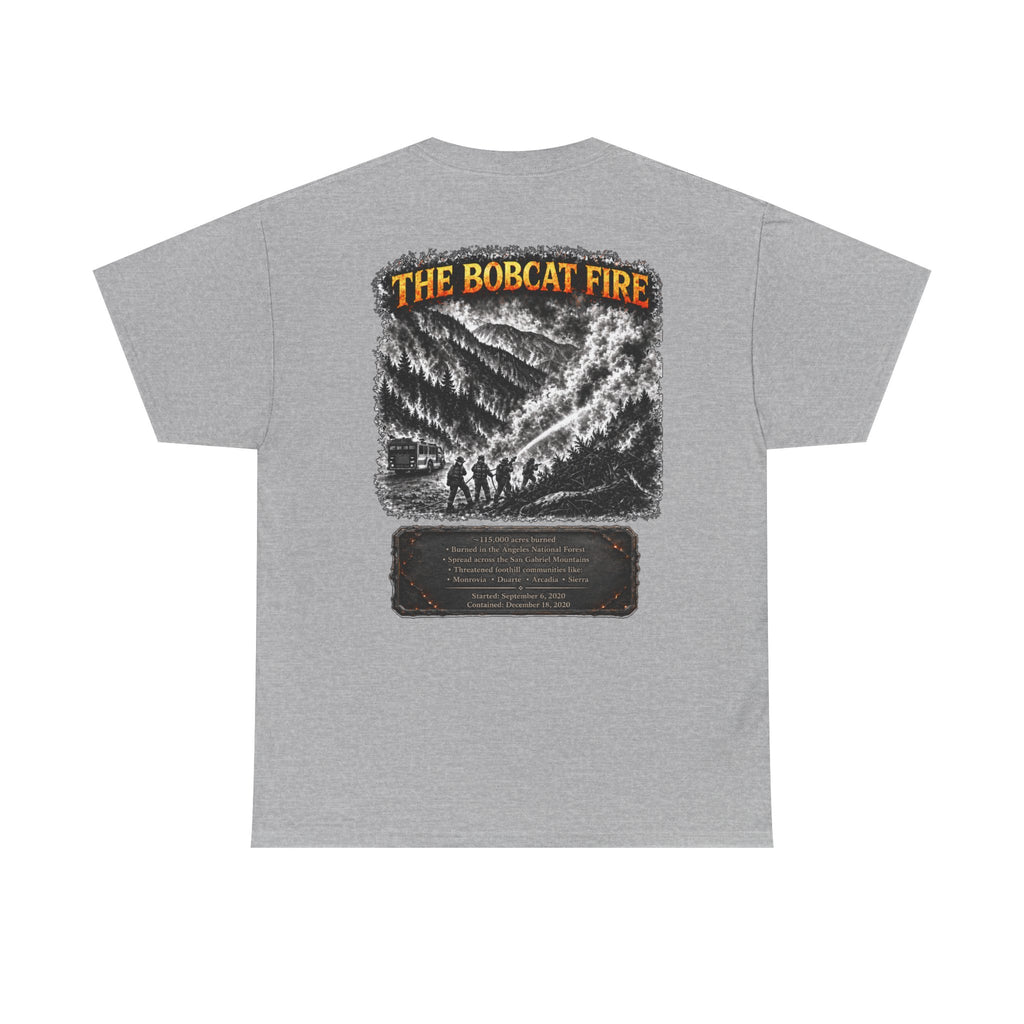 I Survived 2020 — WILDFIRES S2:E2: "The Bobcat Fire" Memorial Unisex Heavy Cotton Tee