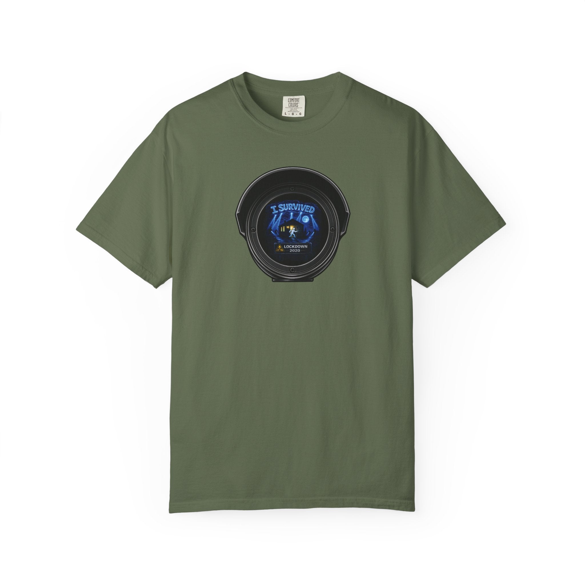 I Survived 2020 —  LOCKDOWN S3:E3: Director's Cut "Remote Schooling" Unisex Garment-Dyed T-shirt