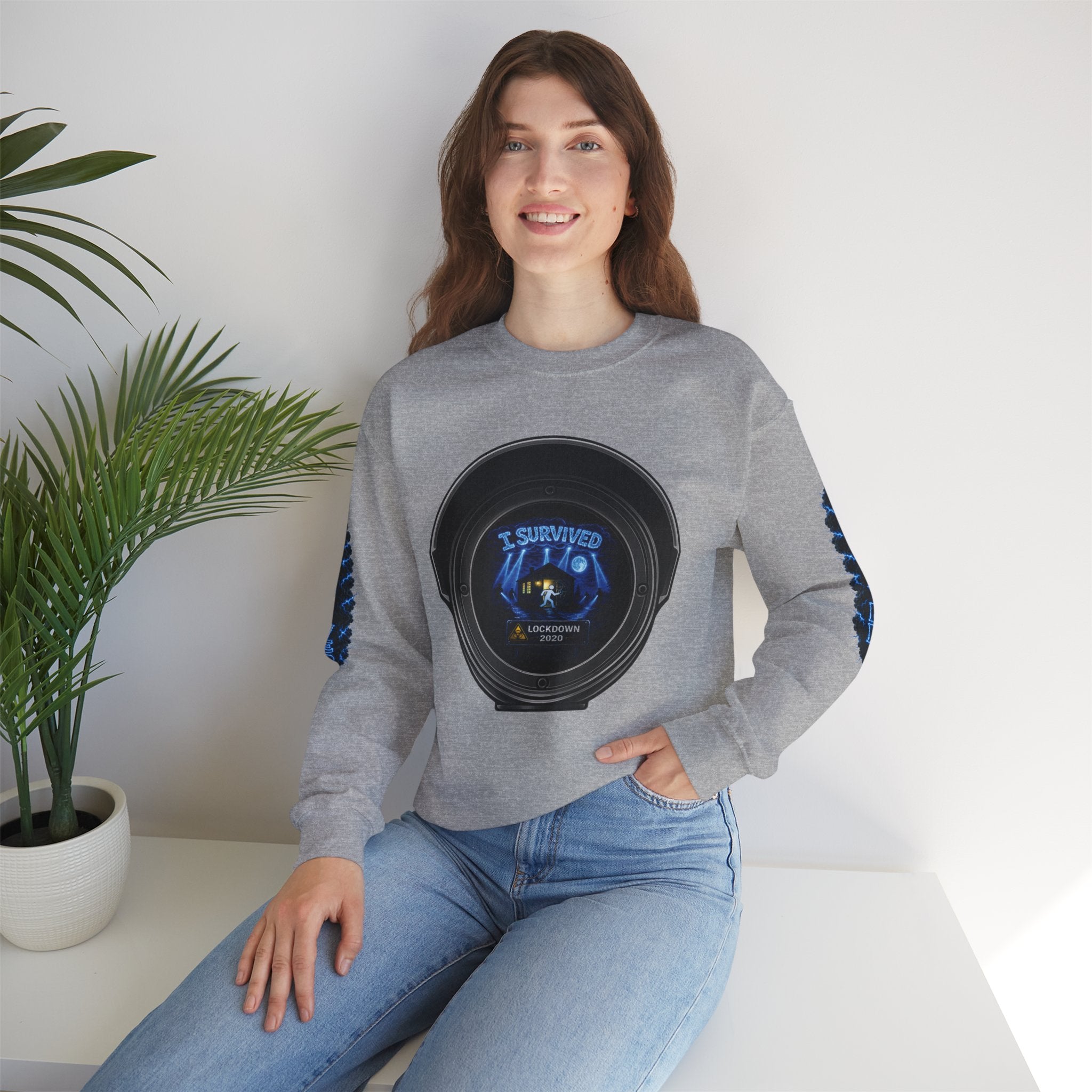 I Survived 2020 — Director's Cut S3:E1 "Quarantine" | Lockdown Edition Documentary Unisex Heavy Blend™ Crewneck Sweatshirt