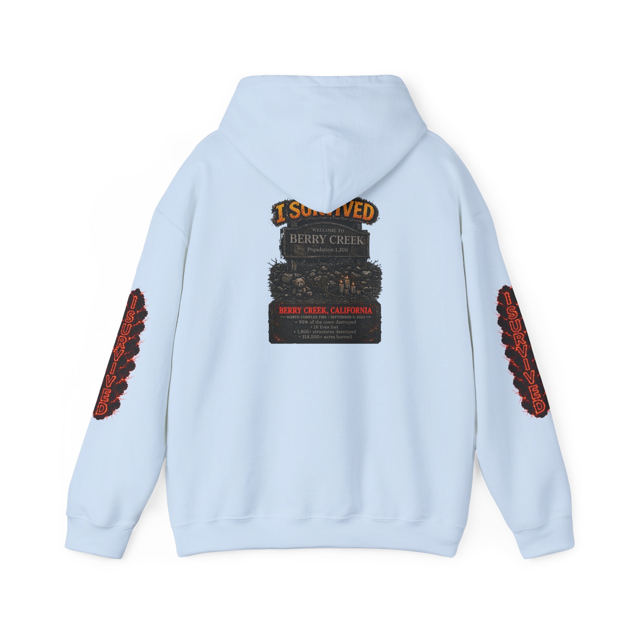 I Survived 2020 — Director's Cut S2:E1 "Berry Creek" | Wildfire Edition Memorial Hoodie Sweatshirt