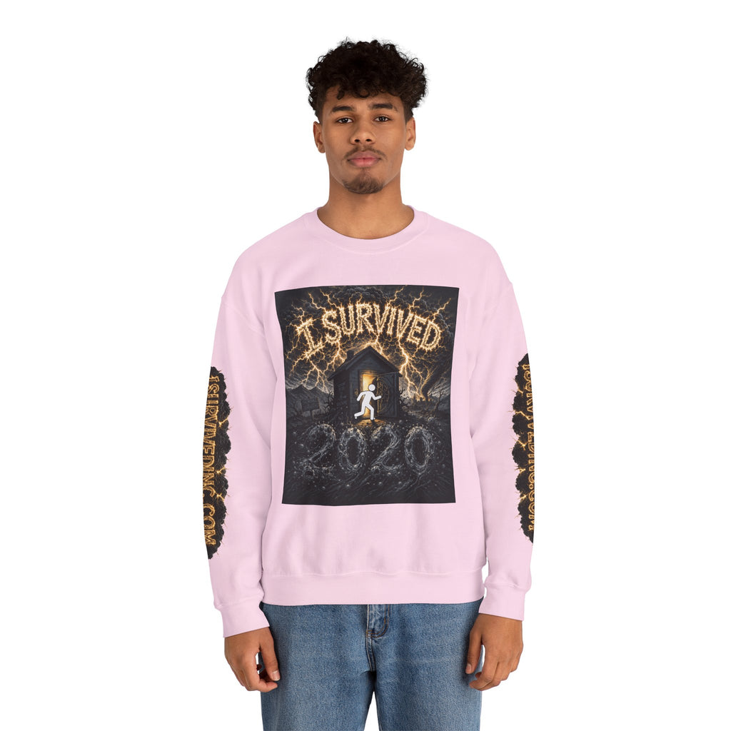 I Survived 2020 — Original PILOT Design: Special Edition Unisex Heavy Blend™ Crewneck Sweatshirt