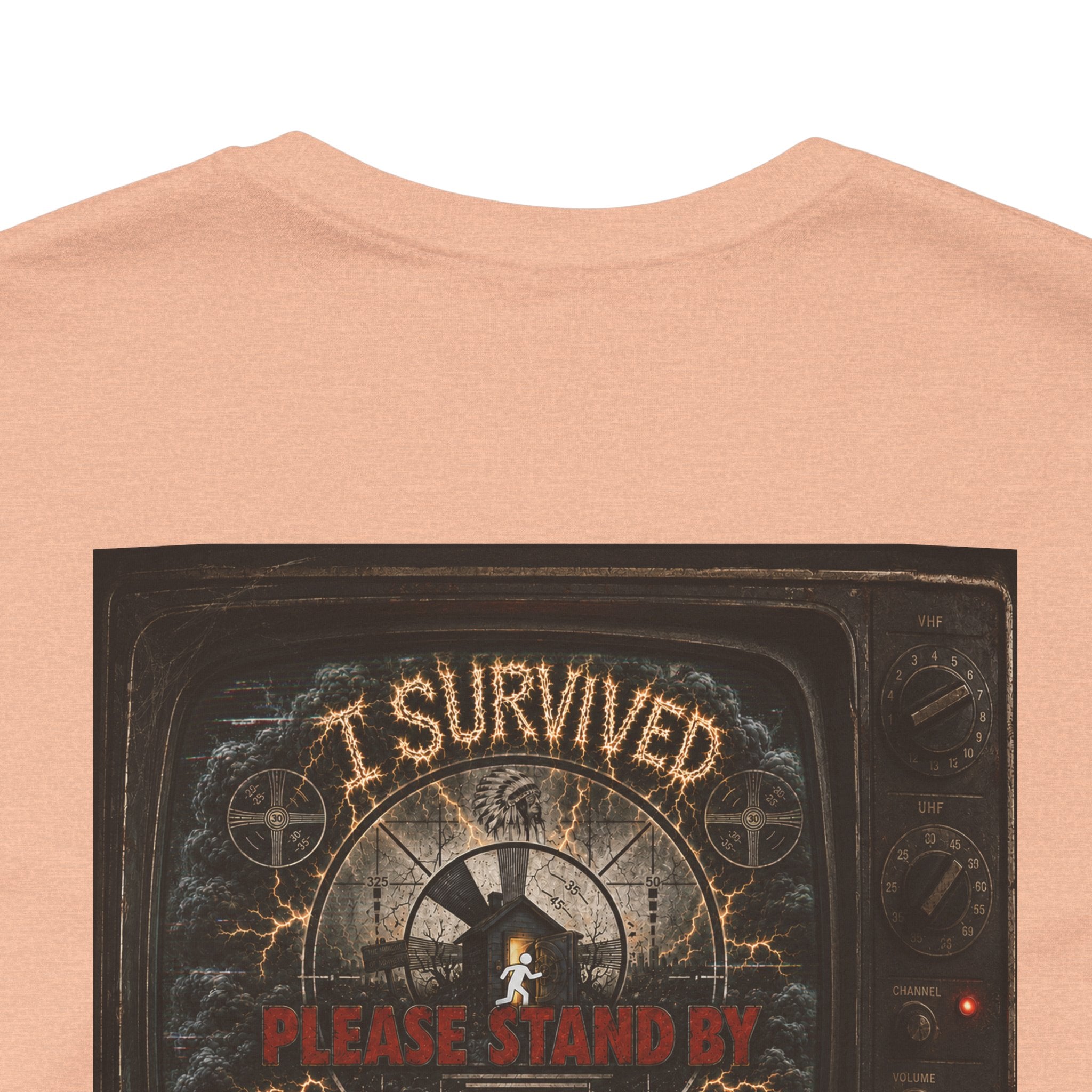 I Survived 2020 — "Please Stand By" Test Pattern Tee Summer Premier Unisex Jersey Short Sleeve Tee