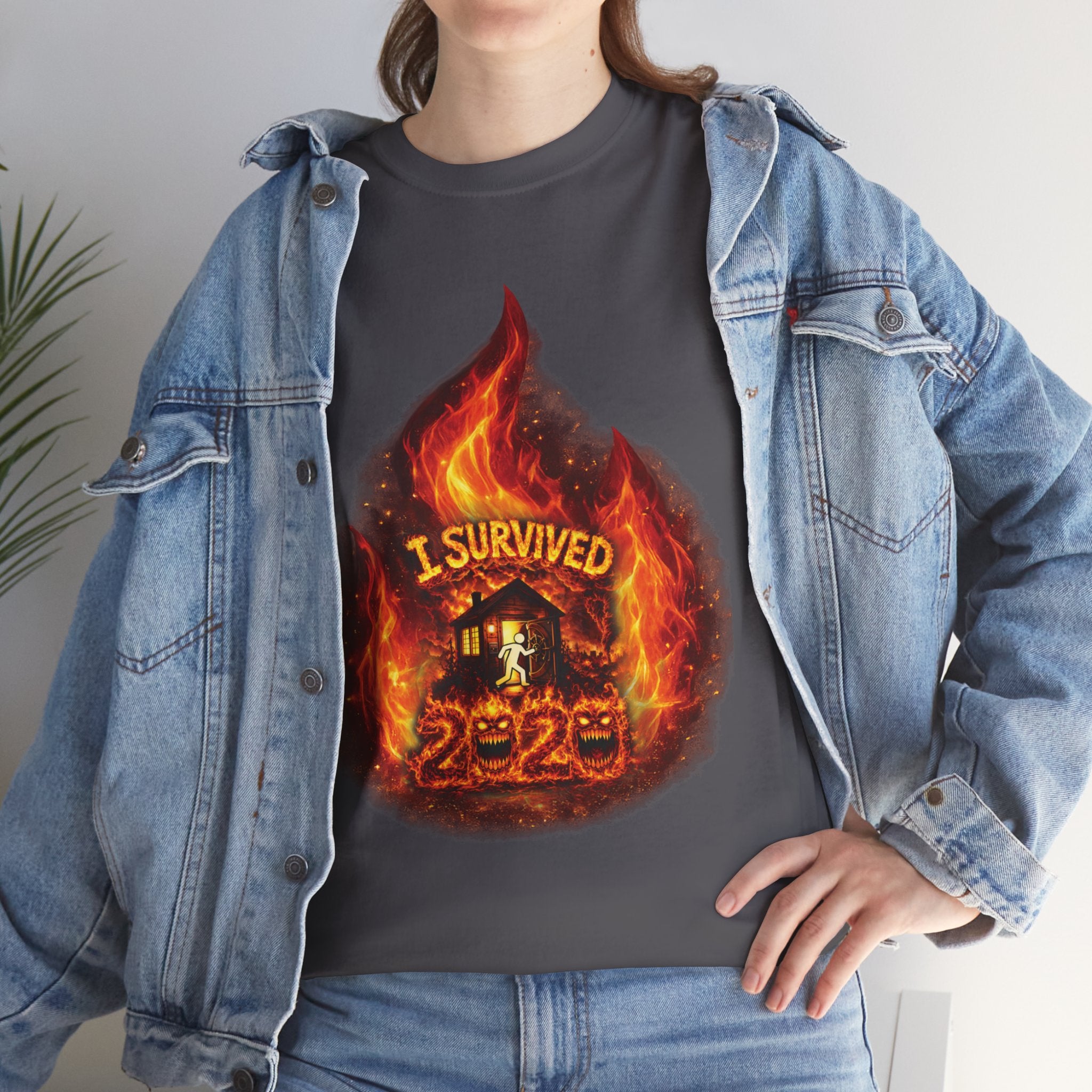 I Survived 2020 — Director's Cut S2:E4 "Western U.S. Wildfire Season" | Mid-Season Finale Pt. 1 | Wildfire Edition Memorial Unisex Heavy Cotton Tee (SPECIAL EDITION)