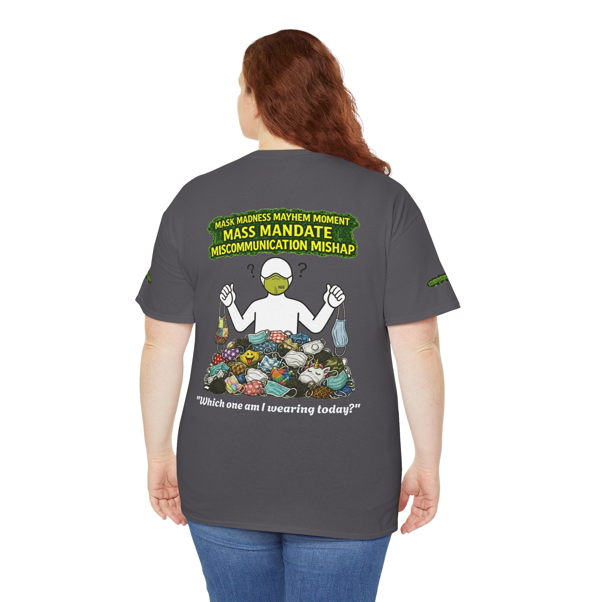 I Survived 2020 — PANDEMIC S1:E4: Director's Cut Special Edition "Mask Madness" Unisex Heavy Cotton Tee
