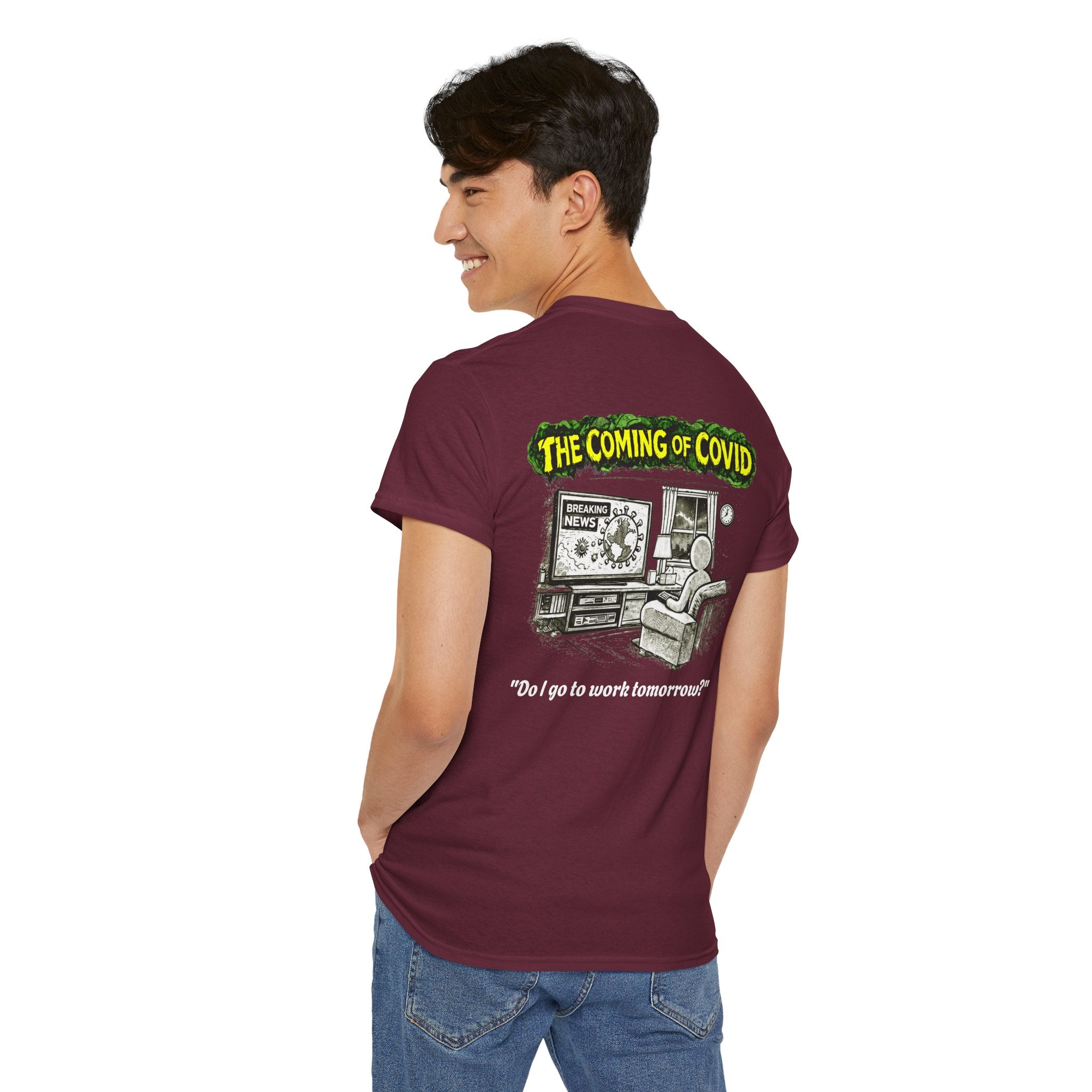 I Survived 2020 — PANDEMIC S1:E2: Director's Cut "The Coming of COVID" Unisex Heavy Cotton Tee