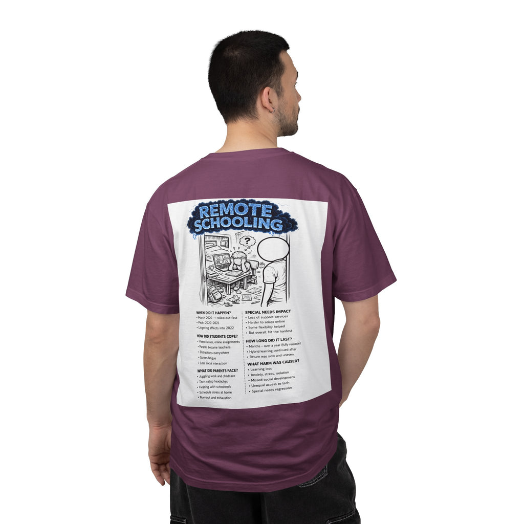 I Survived 2020 — S3:E3 "Remote Schooling" | Lockdown Edition Documentary Unisex Garment-Dyed T-shirt