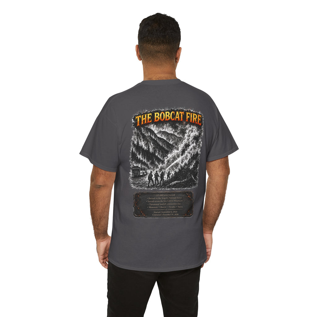 I Survived 2020 — WILDFIRES S2:E2: "The Bobcat Fire" Memorial Unisex Heavy Cotton Tee
