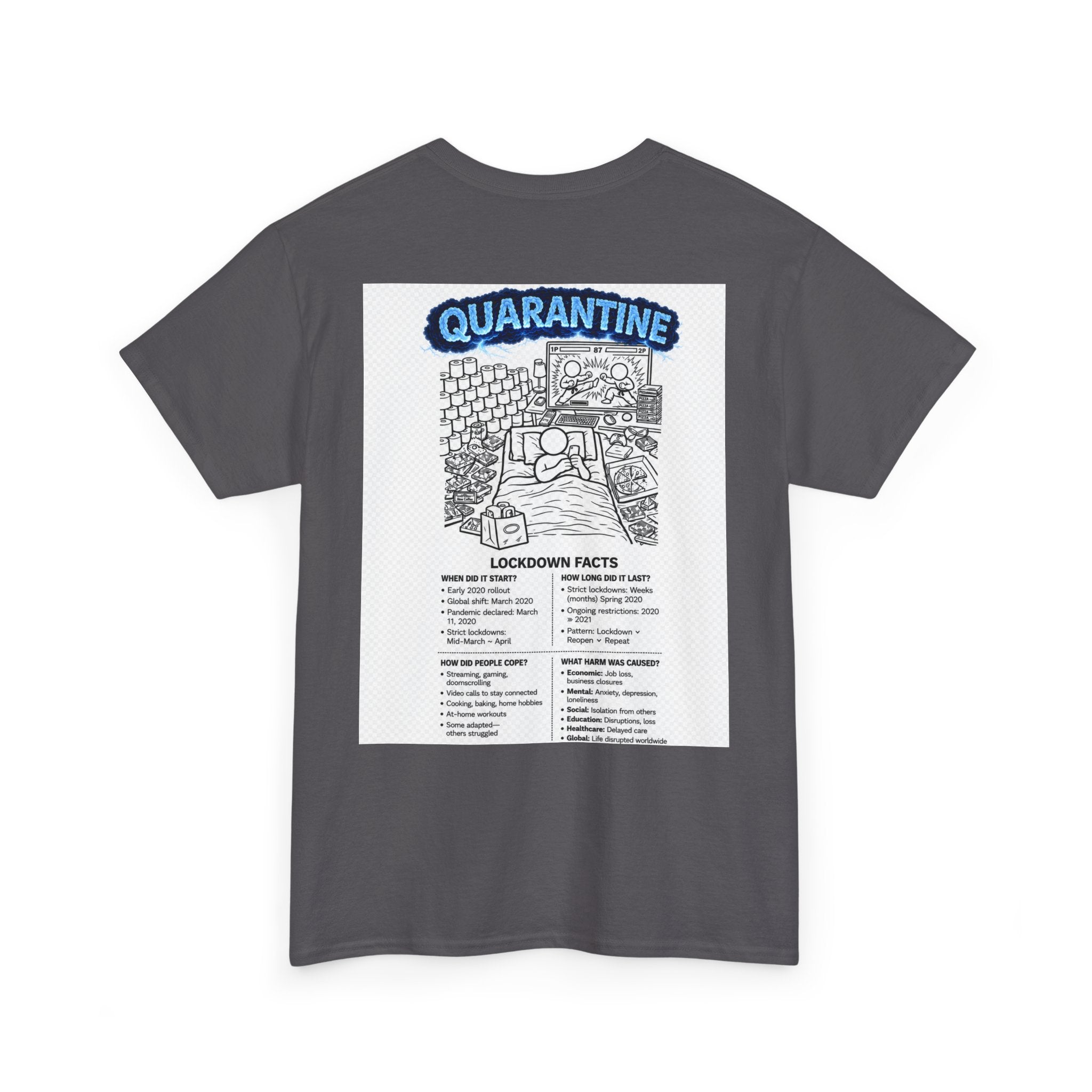 I Survived 2020 — Director's Cut S3:E1 "Quarantine" | Lockdown Edition Documentary Unisex Heavy Cotton Tee