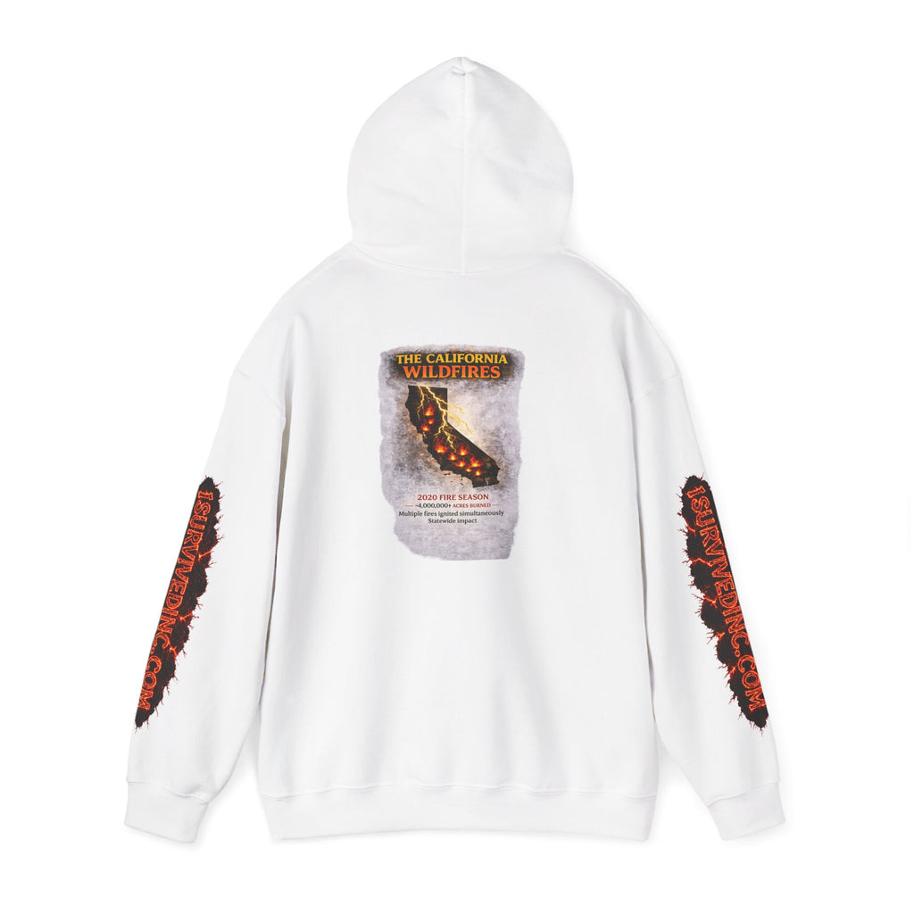 I Survived 2020 — S2:E3 "The California Wildfires" | Wildfire Edition Memorial Hoodie Sweatshirt