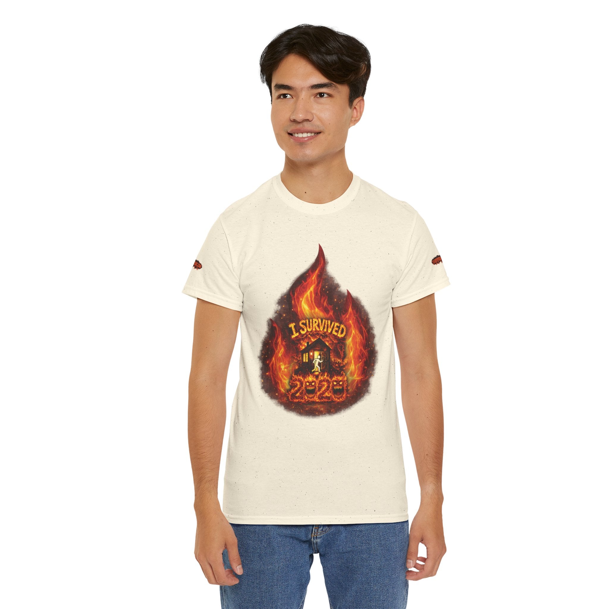 I Survived 2020 — Director's Cut S2:E3 "The California Wildfires" | Wildfire Edition Memorial Unisex Heavy Cotton Tee (SPECIAL EDITION)