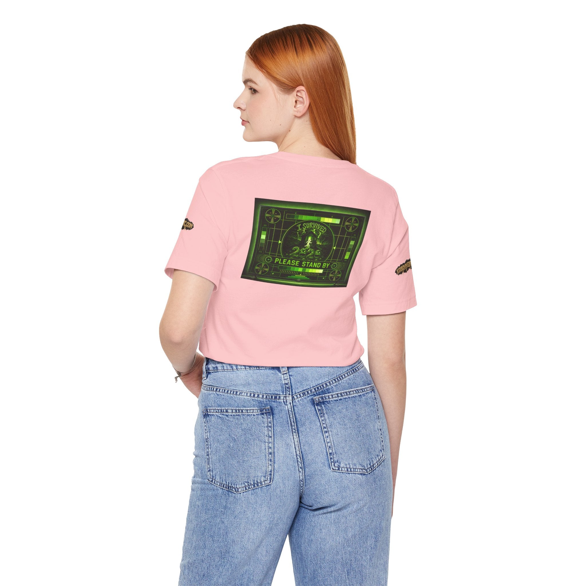 I Survived 2020 — "Please Stand By" Test Pattern Toxic Signal Tee Special Edition Summer Premiere Unisex Jersey Short Sleeve Tee