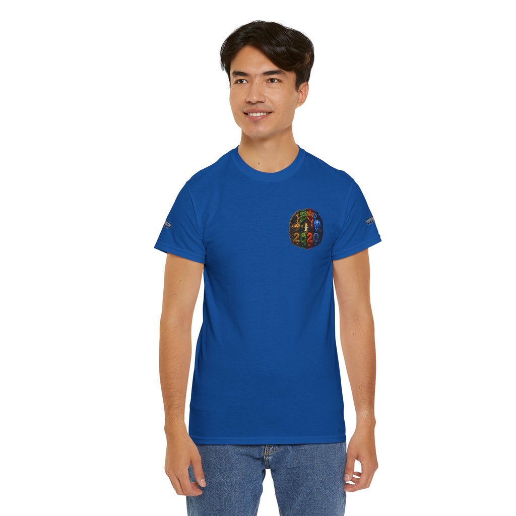 I Survived 2020 — "No Signal" Test Pattern Tee Alien Broadcast Finale Special Edition Summer Premiere Unisex Heavy Cotton Tee