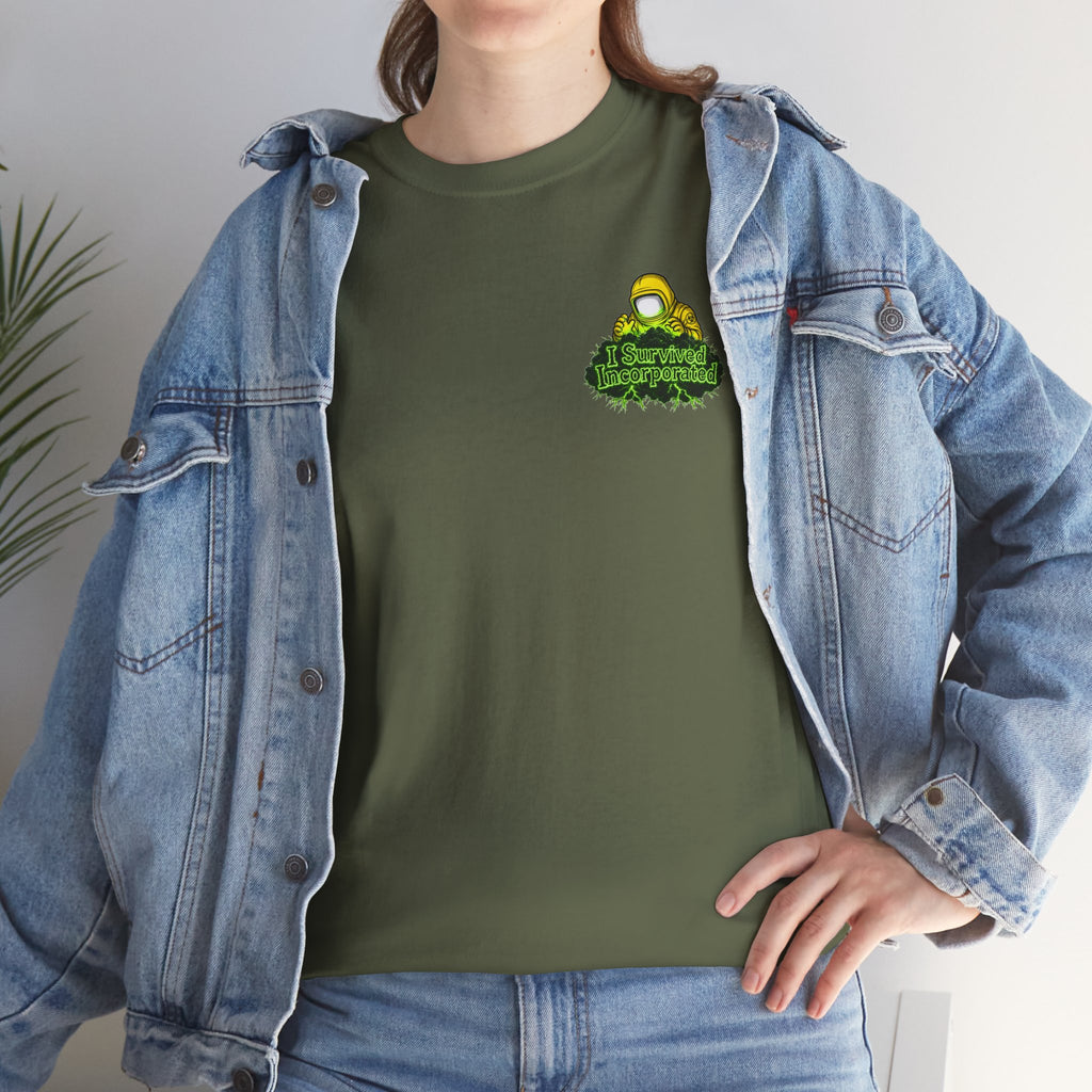 I Survived 2020 — "Please Stand By" Test Pattern Toxic Signal Tee Summer Premiere Unisex Heavy Cotton Tee