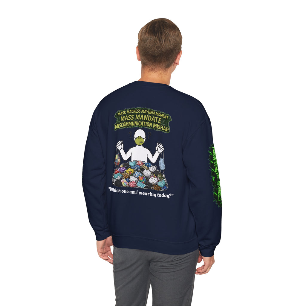 I Survived 2020 — Director's Cut S1:E4 "Mask Madness Mayhem Moment" | Pandemic Edition Unisex Heavy Blend™ Crewneck Sweatshirt