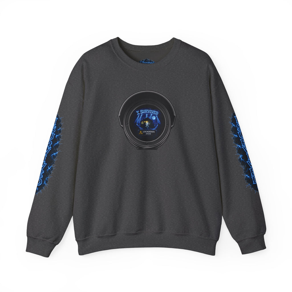 I Survived 2020 — LOCKDOWN S3:E3: Director's Cut Special Edition "Remote Schooling" Unisex Heavy Blend™ Crewneck Sweatshirt