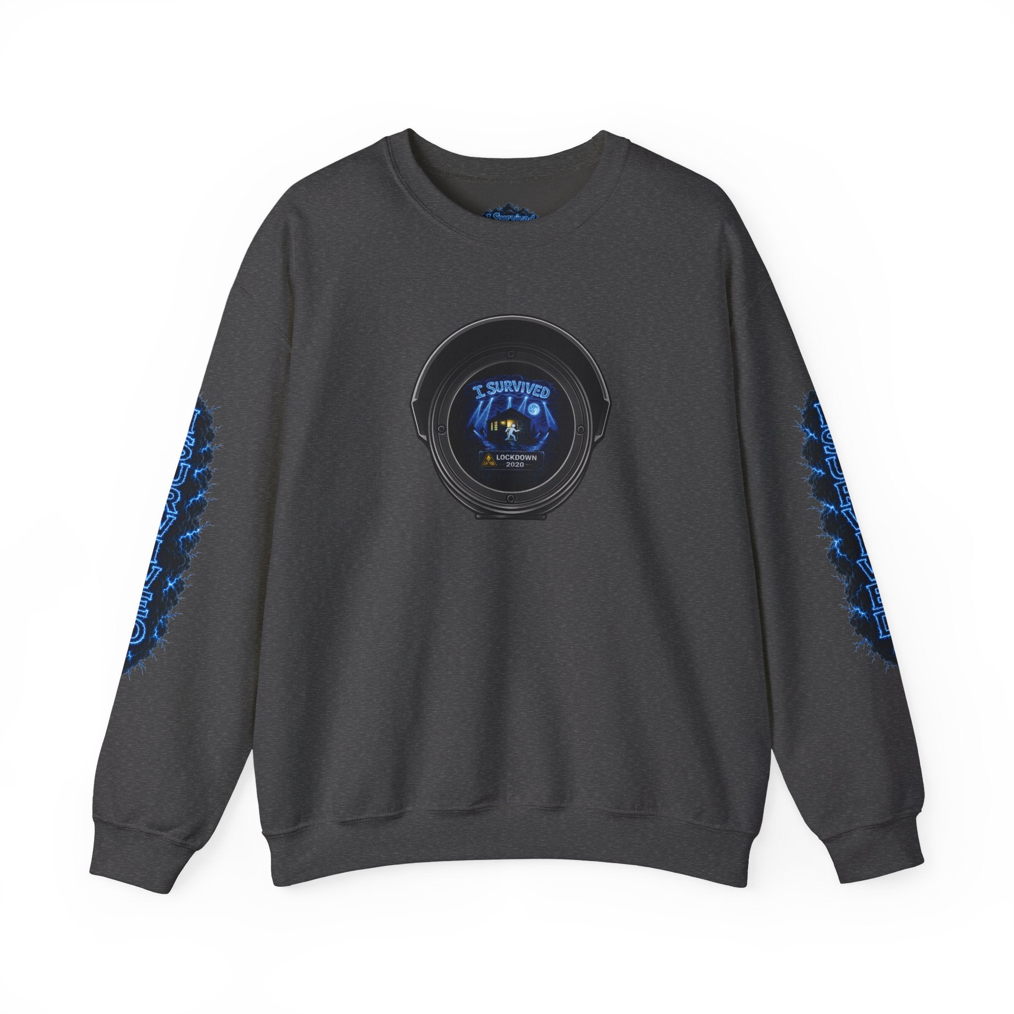 I Survived 2020 — LOCKDOWN S3:E3: Director's Cut Special Edition "Remote Schooling" Unisex Heavy Blend™ Crewneck Sweatshirt