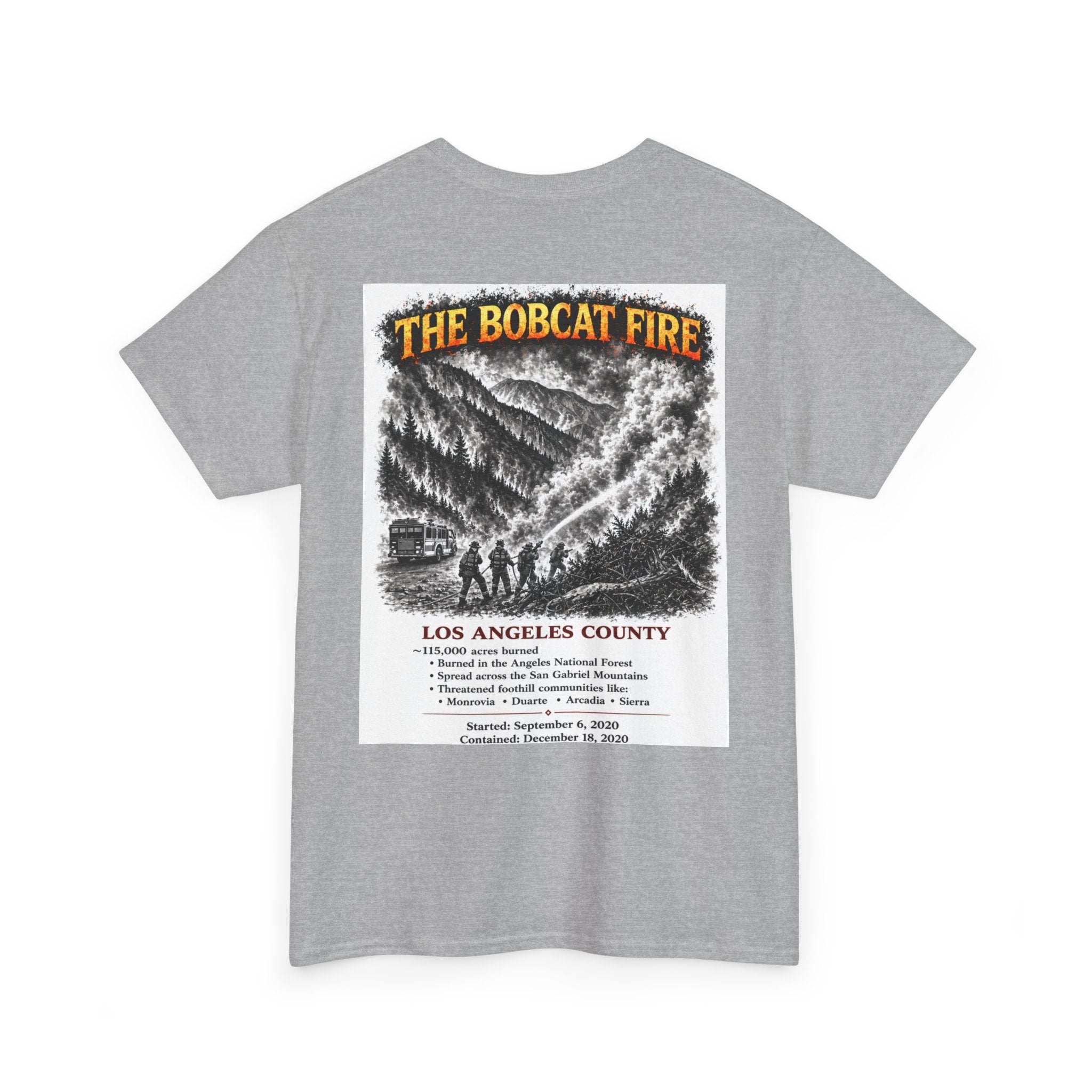 I Survived 2020 — S2:E2 "The Bobcat Fire" | Wildfire Edition Memorial Unisex Heavy Cotton Tee