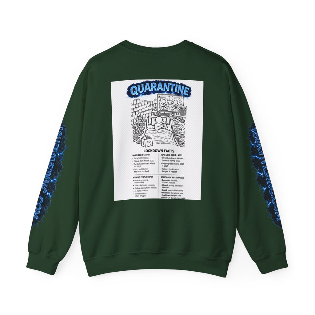 I Survived 2020 — S3:E1 "Quarantine" | Lockdown Edition Documentary Unisex Heavy Blend™ Crewneck Sweatshirt