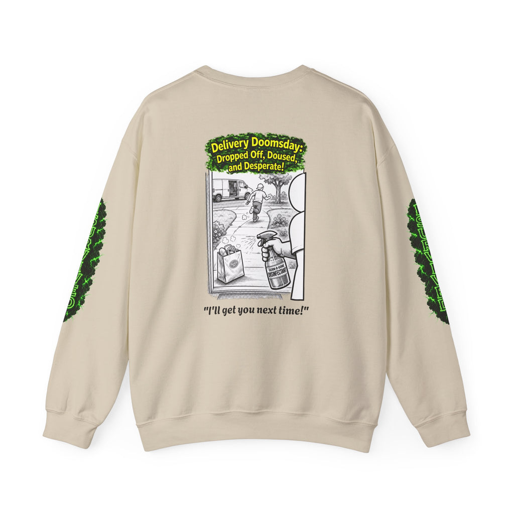 I Survived 2020 — PANDEMIC S1:E5: Director's Cut "Delivery Doomsday" Unisex Heavy Blend™ Crewneck Sweatshirt