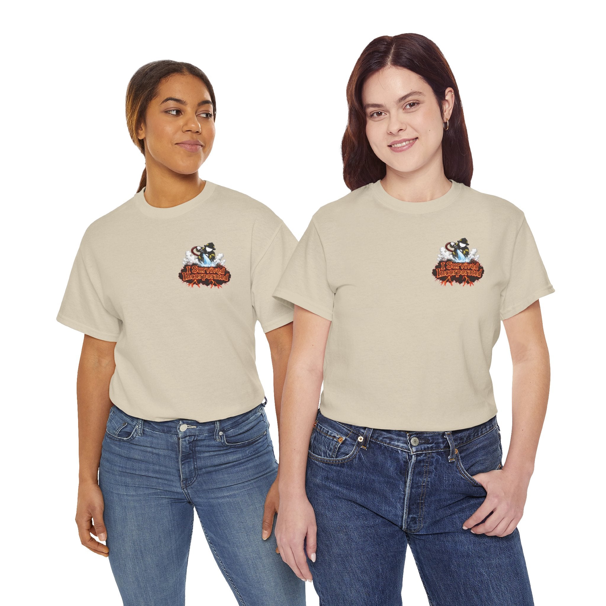 I Survived 2020 — "Please Stand By" Test Pattern Tee Wildfire Signal Edition Summer Premiere Unisex Heavy Cotton Tee