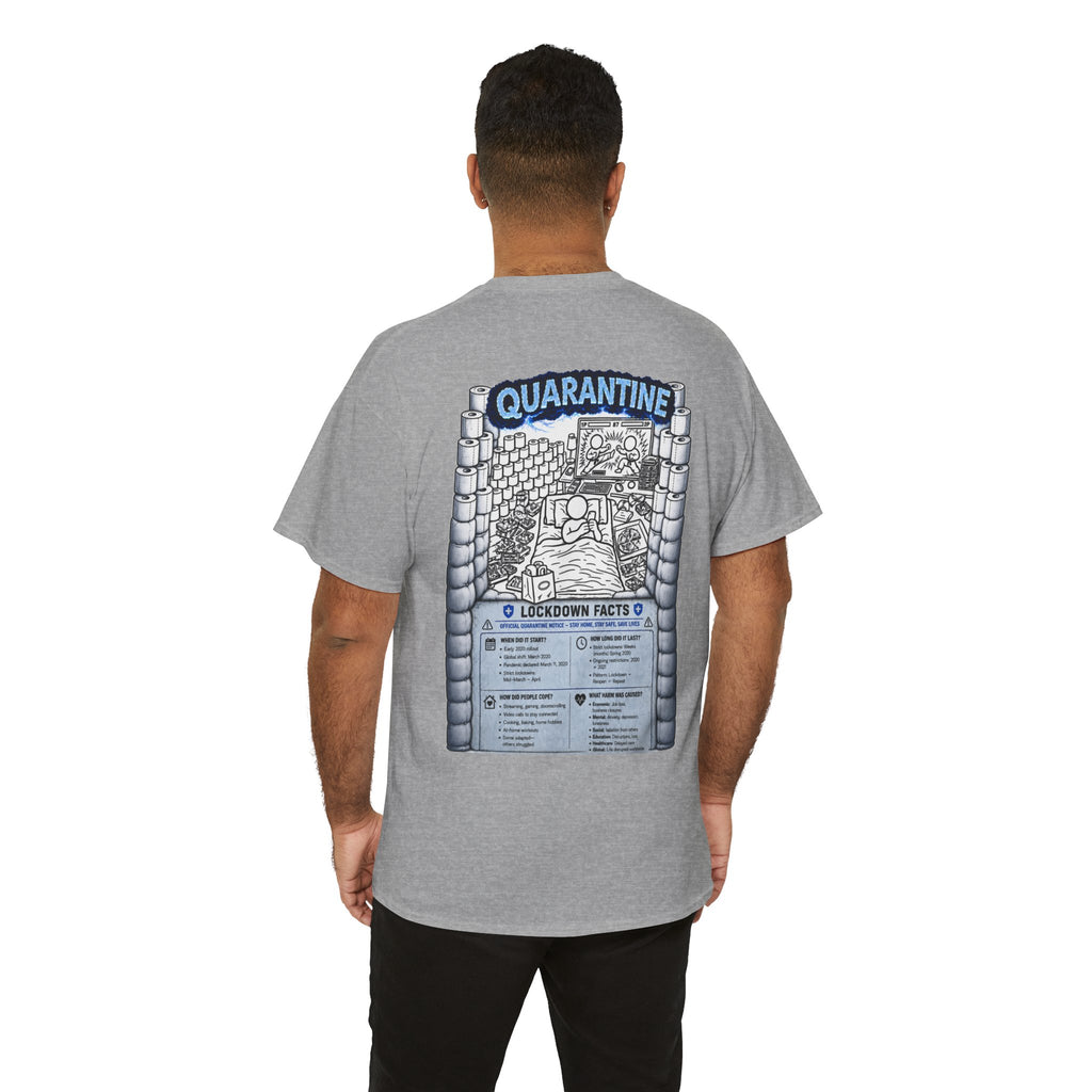 I Survived 2020 — LOCKDOWN S3:E1: Director's Cut "Quarantine" Unisex Heavy Cotton Tee