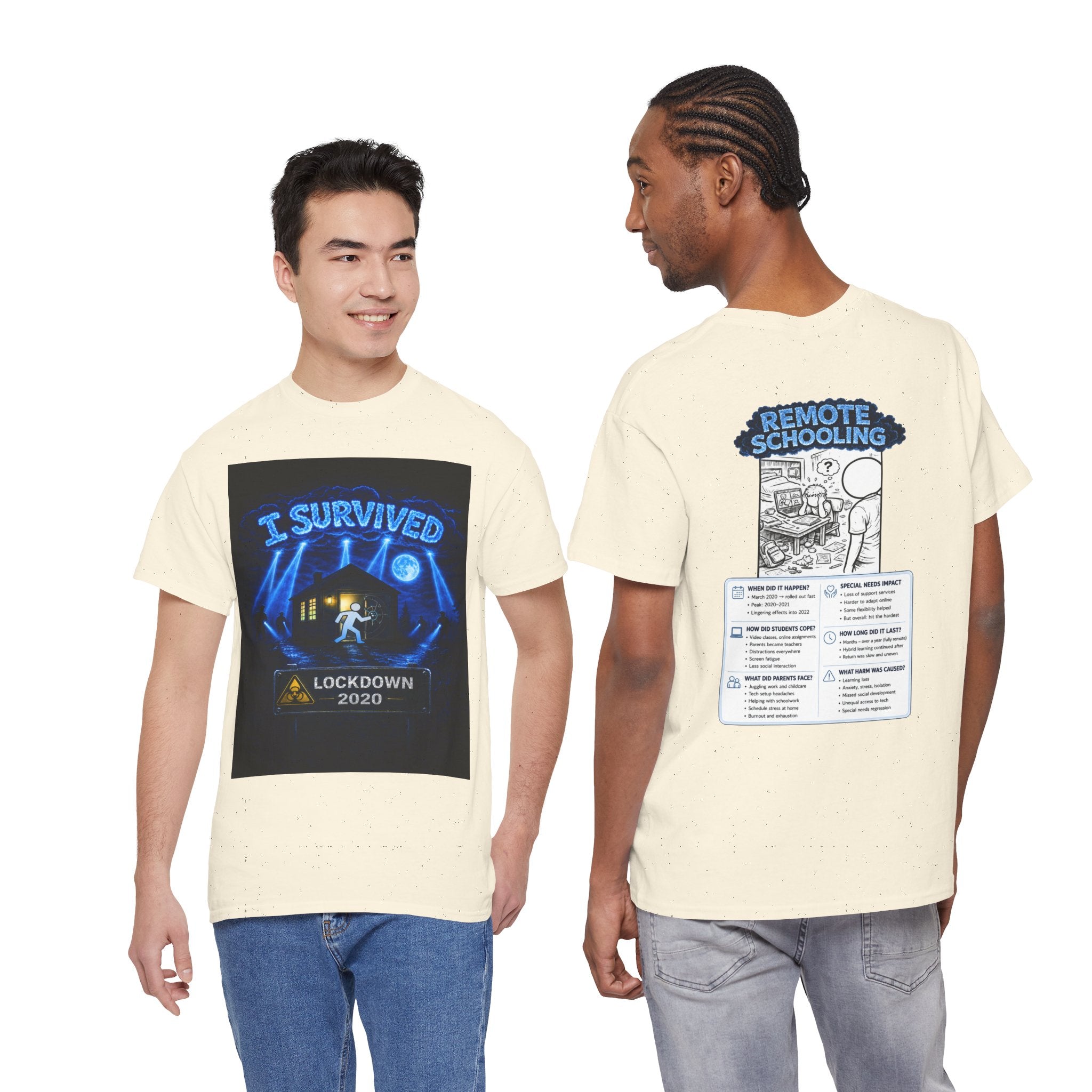 I Survived 2020 — LOCKDOWN S3:E3: "Remote Schooling" Documentary Tee