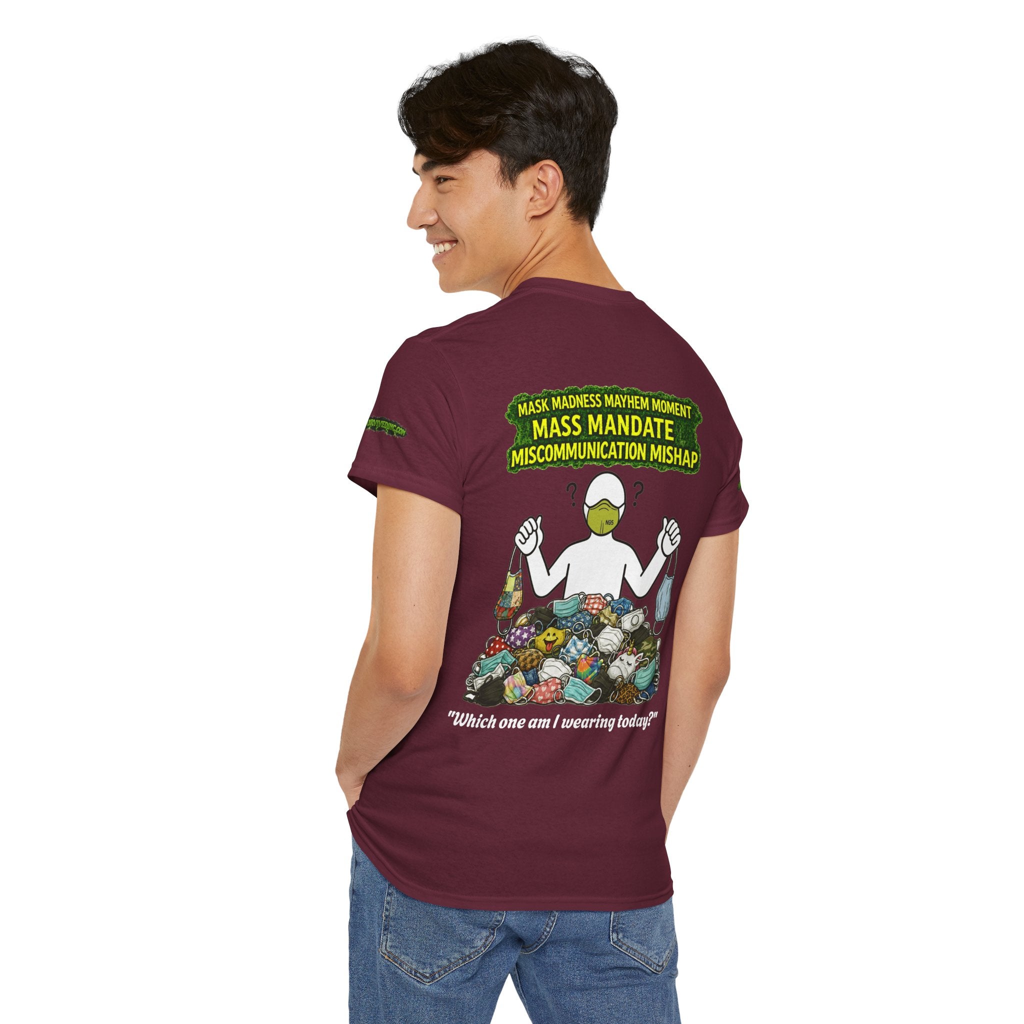 I Survived 2020 — PANDEMIC S1:E4: Director's Cut Special Edition "Mask Madness" Unisex Heavy Cotton Tee