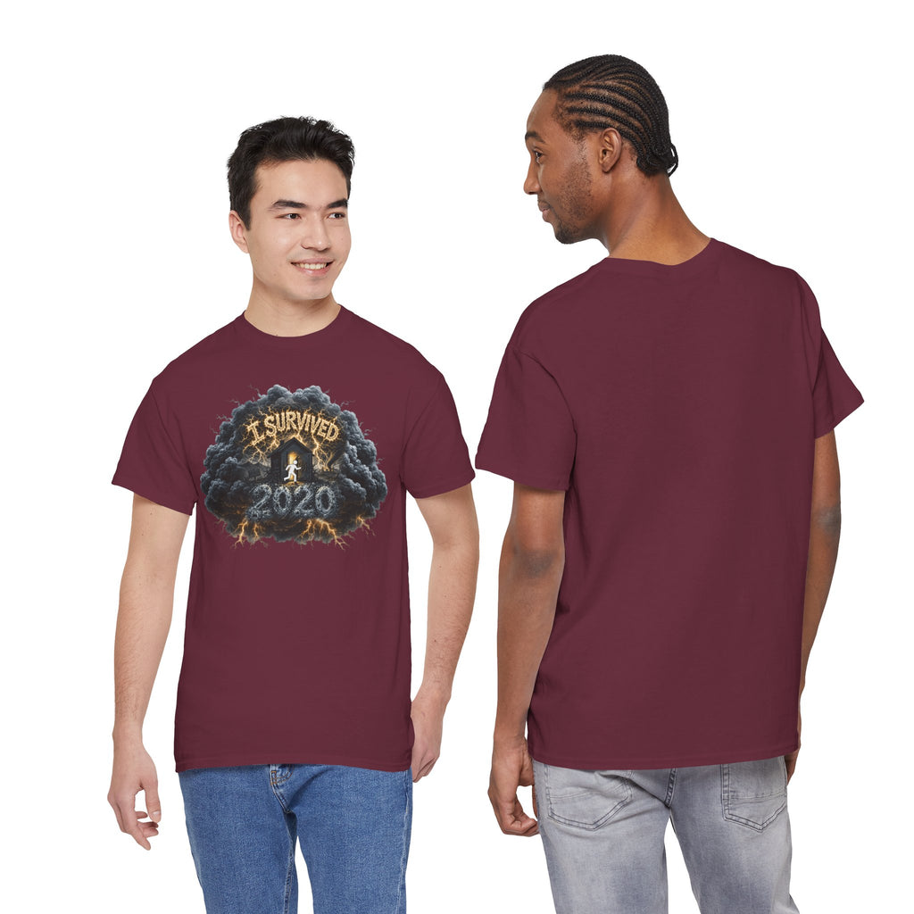 I Survived 2020 — Director's Cut Original Design Teaser Tee | Season 1 Premiere Drop Unisex Heavy Cotton Tee
