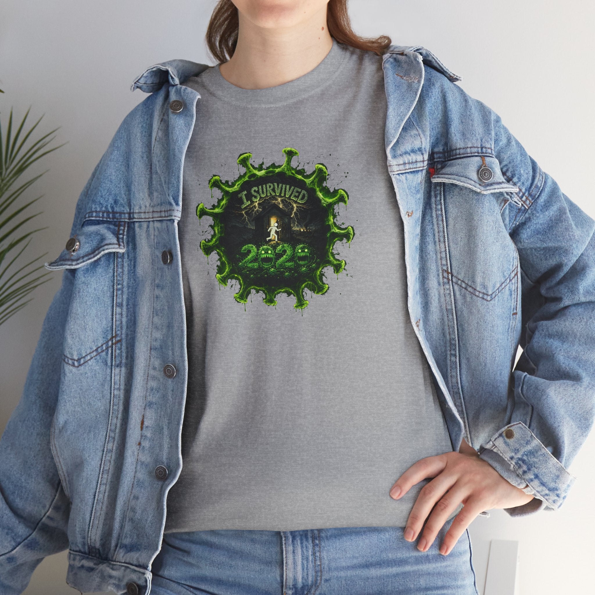 I Survived 2020 — PANDEMIC S1:E3: Director's Cut "The Jab!" Unisex Heavy Cotton Tee