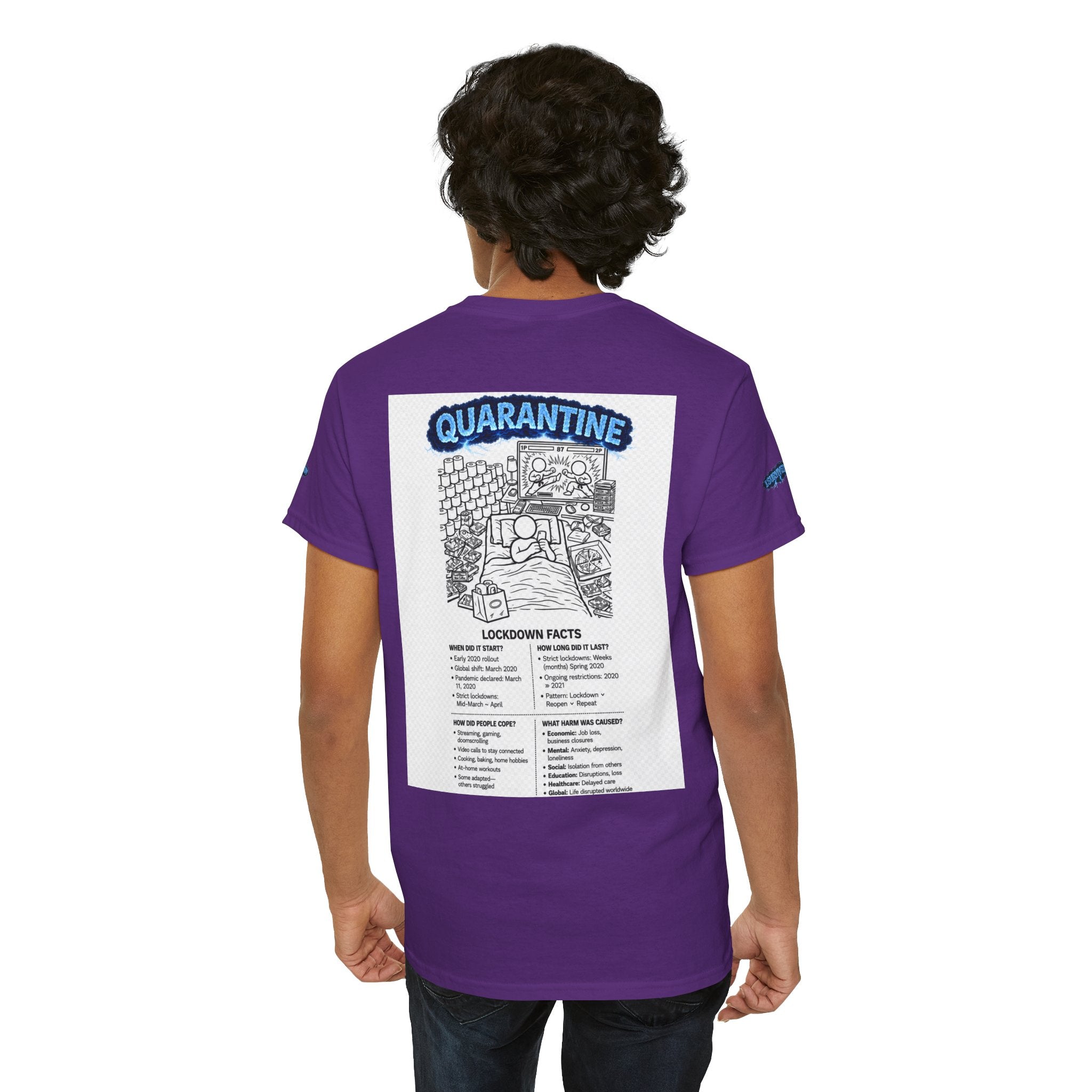 J'ai survécu à 2020 — S3:E1 « Quarantaine » | T-shirt unisexe en coton épais édition Confinement (ÉDITION SPÉCIALE)