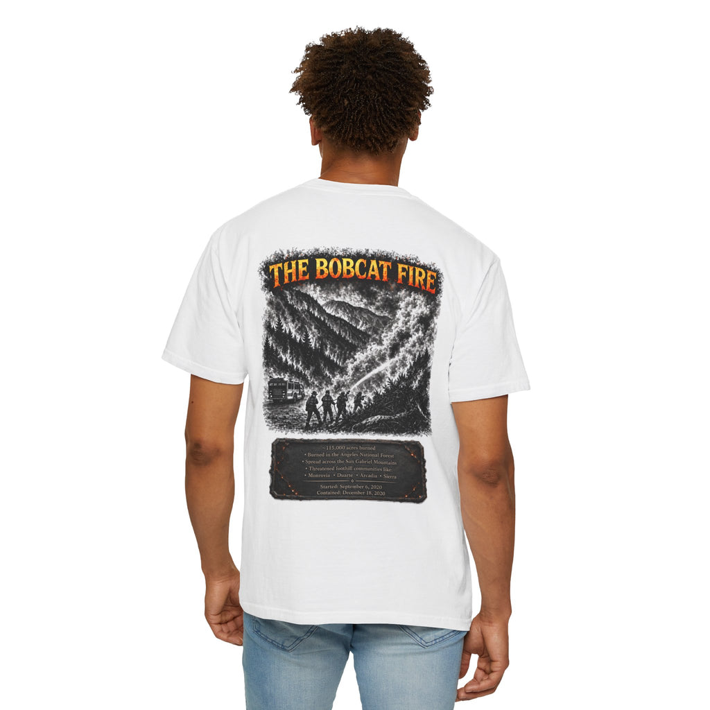 I Survived 2020 — WILDFIRES S2:E2: Director's Cut "The Bobcat Fire" Memorial Unisex Garment-Dyed T-shirt