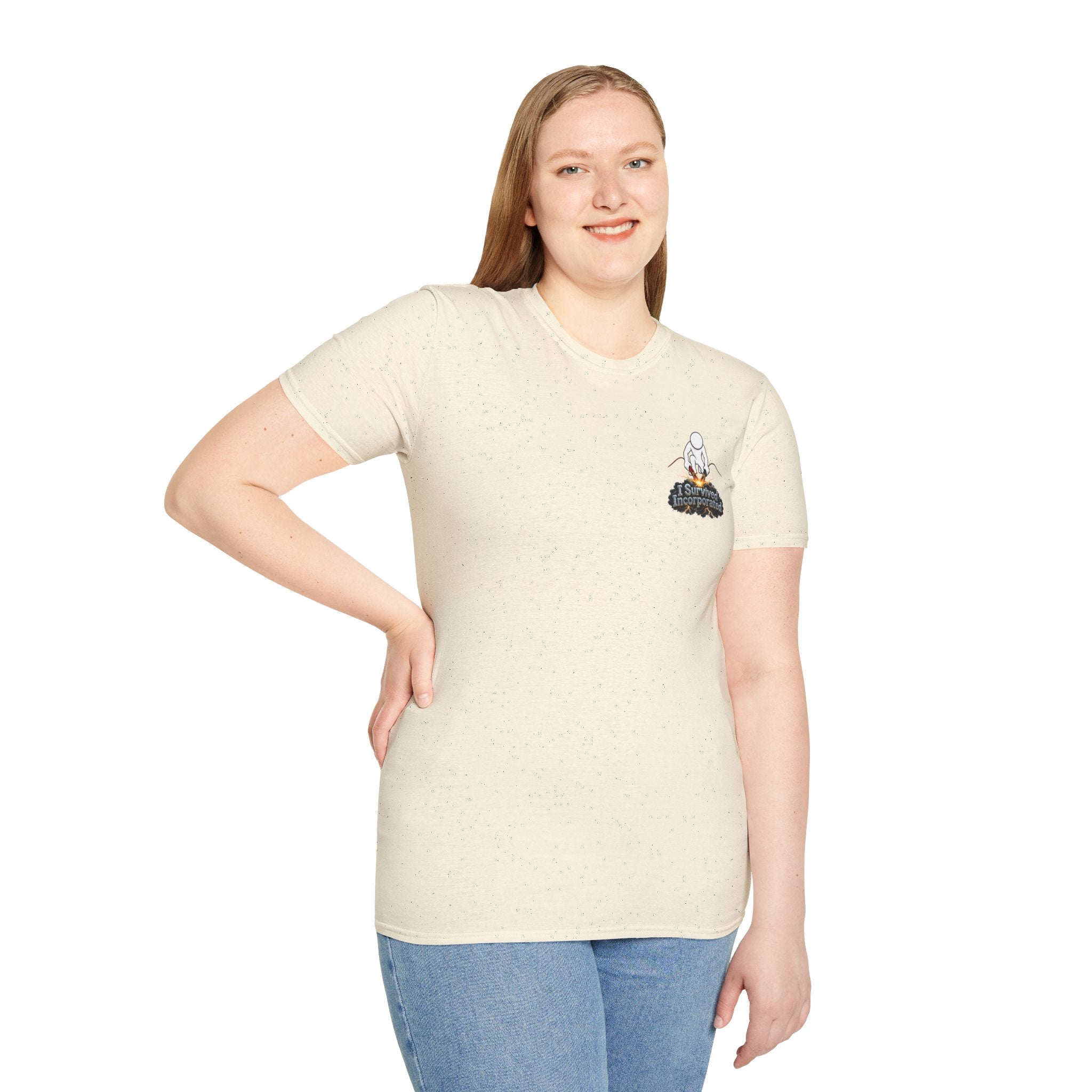I Survived 2020 — "Please Stand By" Test Pattern Tee Summer Premier Unisex Softstyle T-Shirt