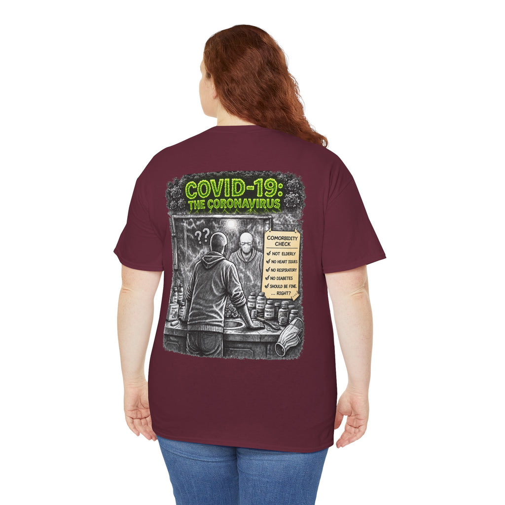 I Survived 2020 — S1:E1 "COVID-19: The Coronavirus" | Pandemic Edition Unisex Heavy Cotton Tee
