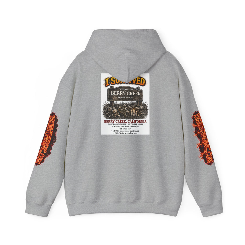 I Survived 2020 — S2:E1 "Berry Creek" | Wildfire Edition Memorial Hoodie Sweatshirt
