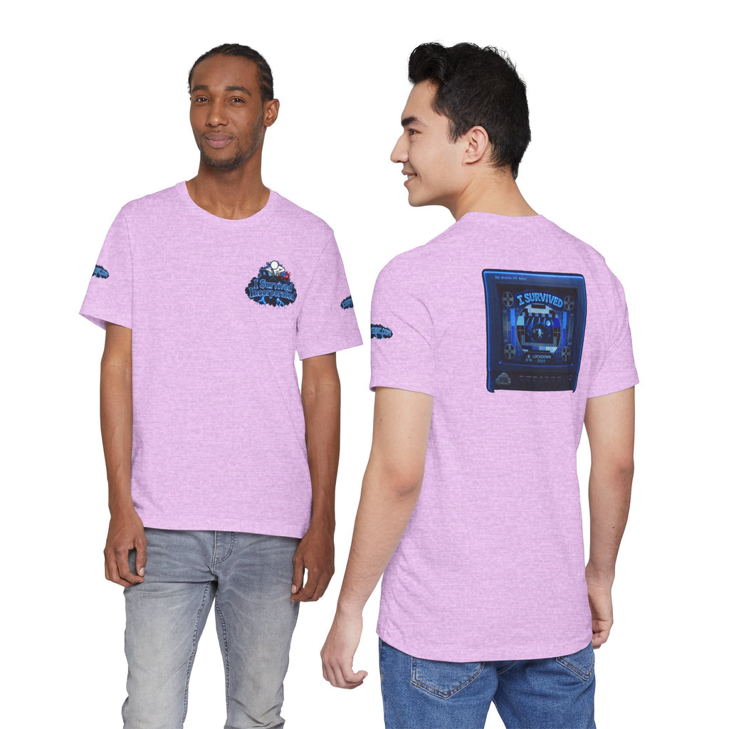 I Survived 2020 — "Please Stand By" Test Pattern Tee Lockdown Special Edition Summer Exclusive Unisex Jersey Short Sleeve Tee