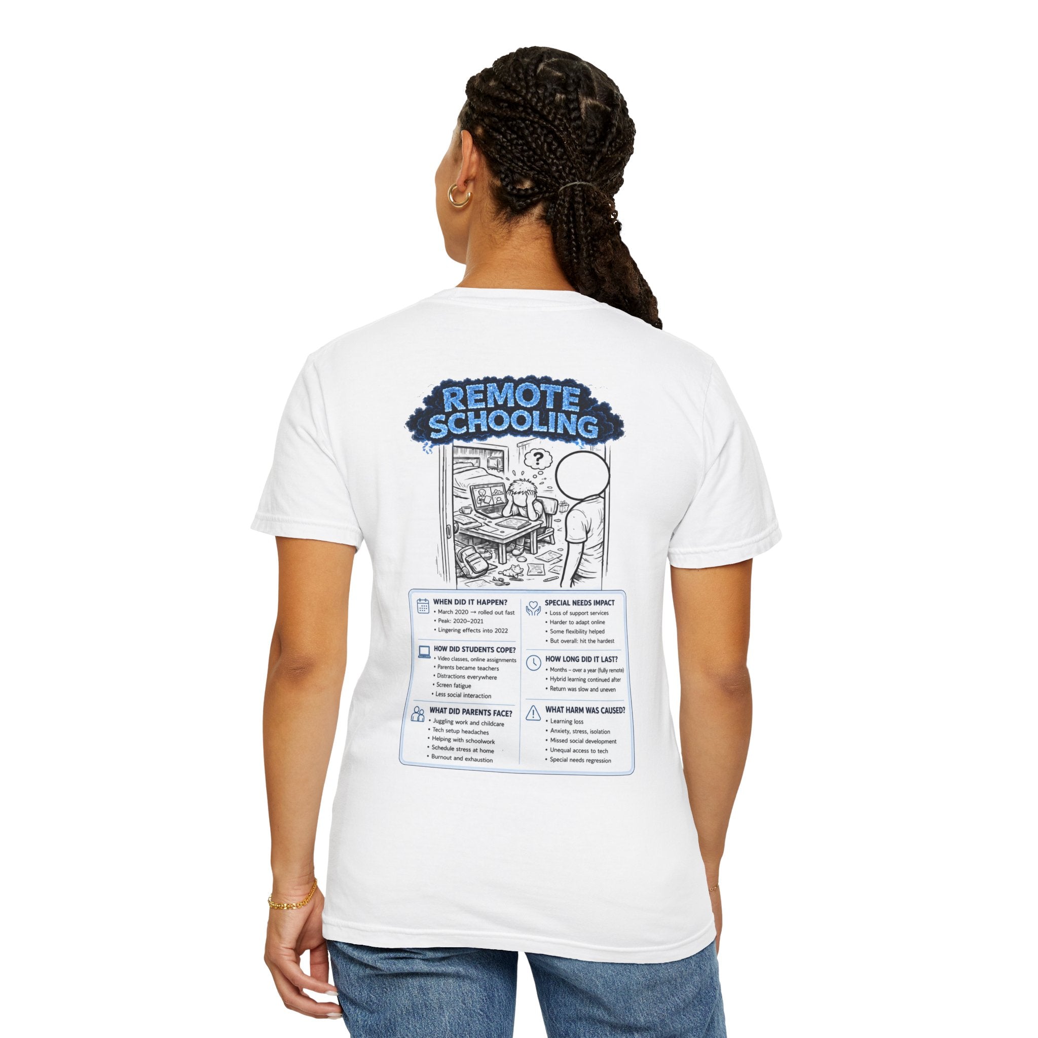 I Survived 2020 — Director's Cut S3:E3 "Remote Schooling" | Lockdown Edition Documentary Unisex Garment-Dyed T-shirt