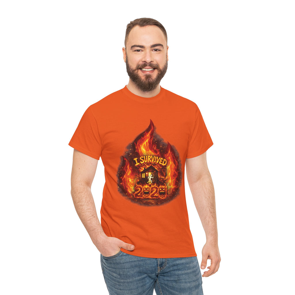 I Survived 2020 — Director's Cut S2:E1 "Berry Creek" | Wildfire Edition Memorial Unisex Heavy Cotton Tee