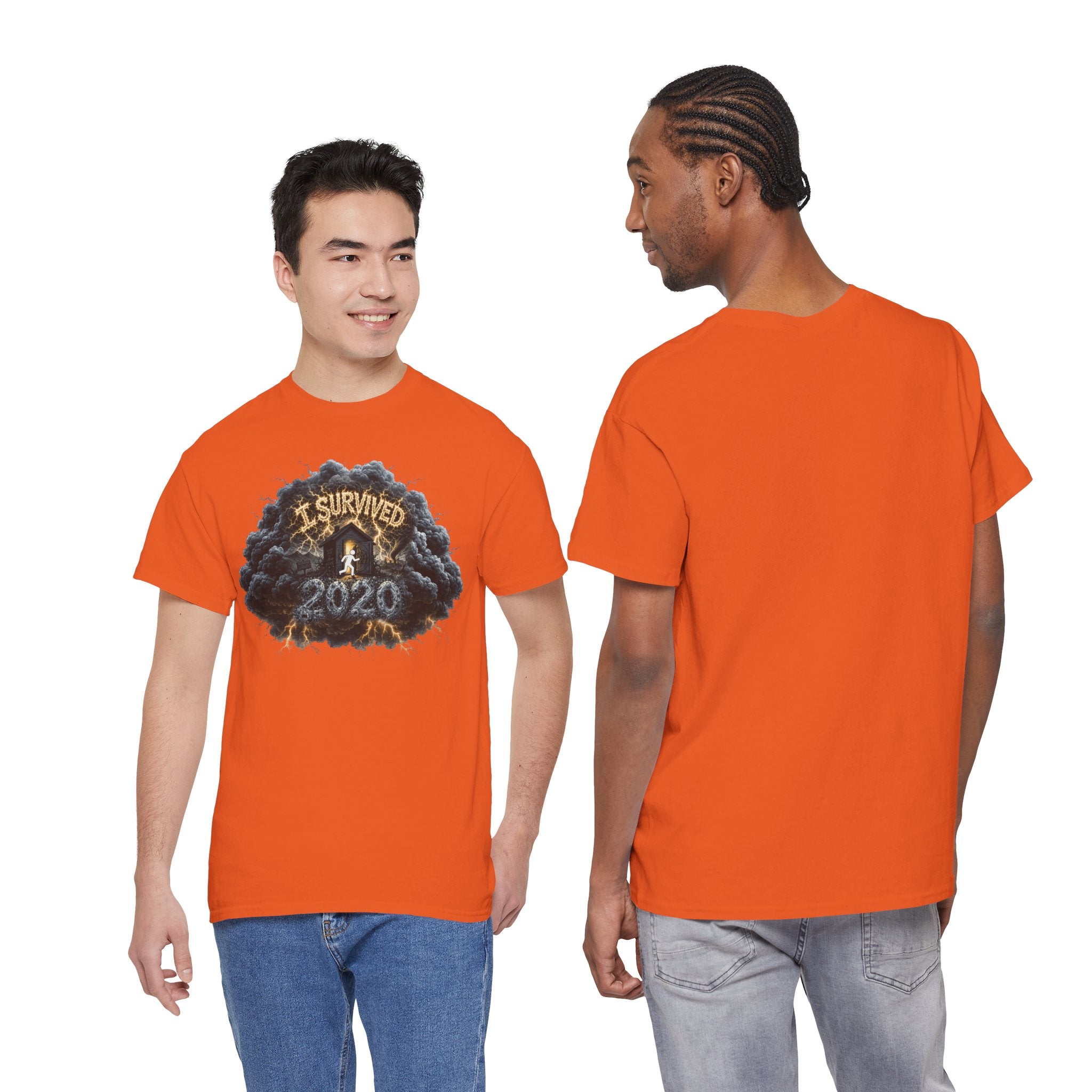 I Survived 2020 — Director's Cut Original Design Teaser Tee | Season 1 Premiere Drop Unisex Heavy Cotton Tee