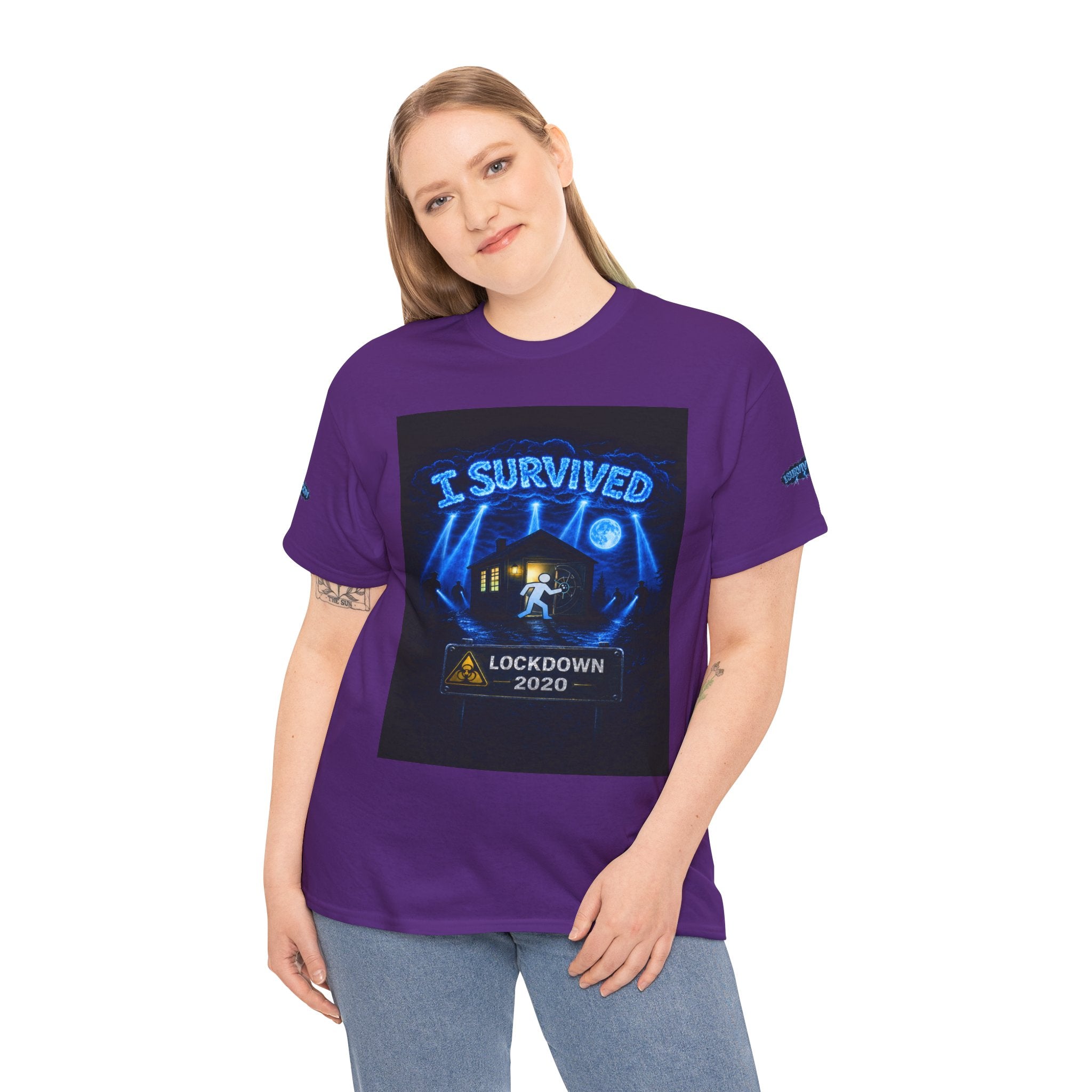 I Survived 2020 — S3:E2 "Dating Under Lockdown" | Lockdown Edition Documentary Unisex Heavy Cotton Tee (SPECIAL EDITION)