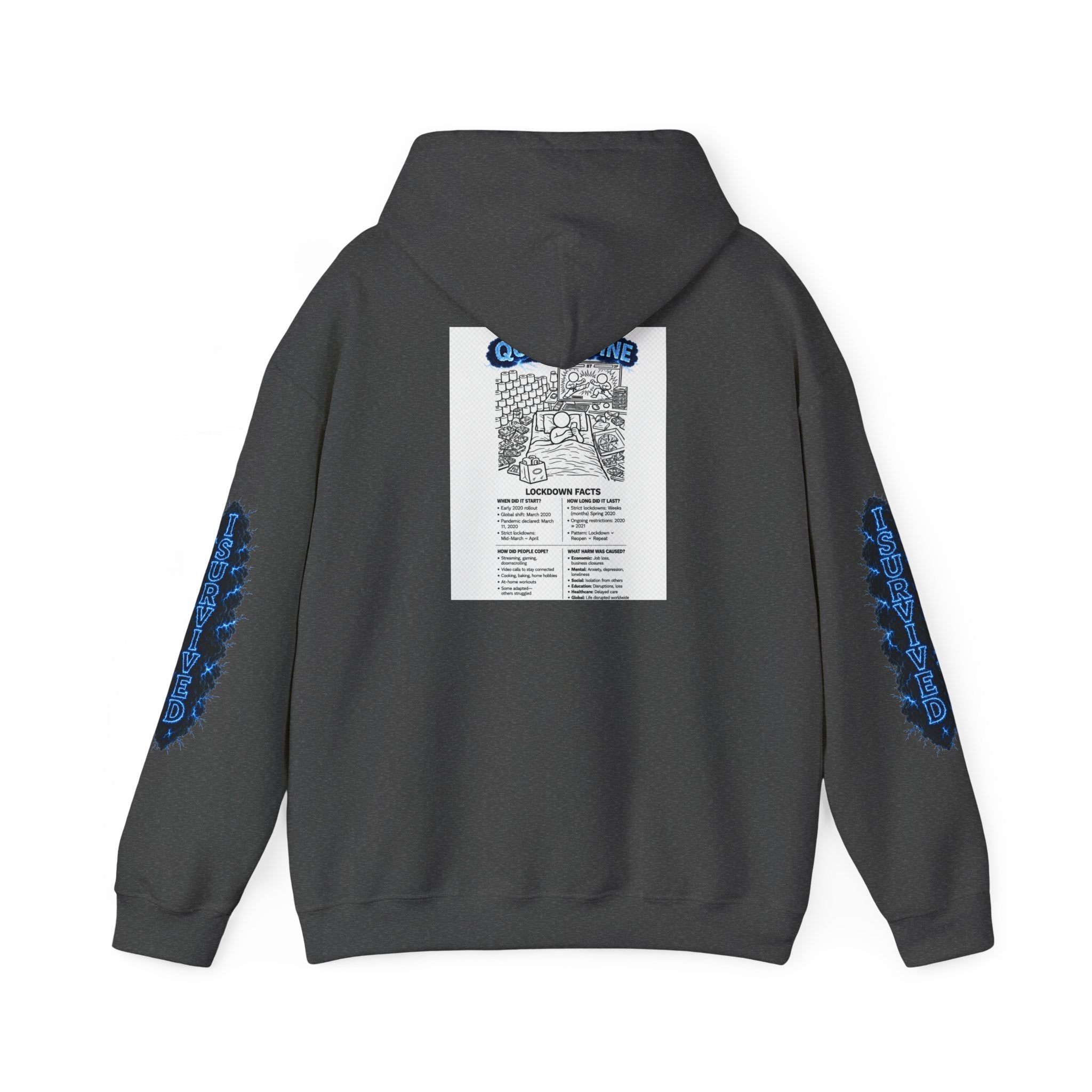 I Survived 2020 — Director's Cut S3:E1 "Quarantine" | Lockdown Edition Documentary Hoodie Sweatshirt