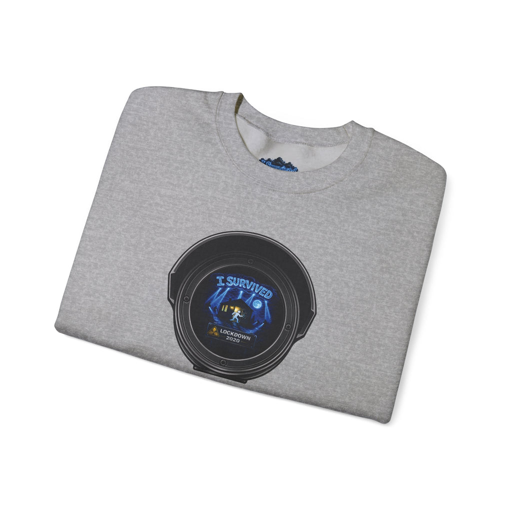 I Survived 2020 — LOCKDOWN S3:E4: Director's Cut "Working From Home" Unisex Heavy Blend™ Crewneck Sweatshirt