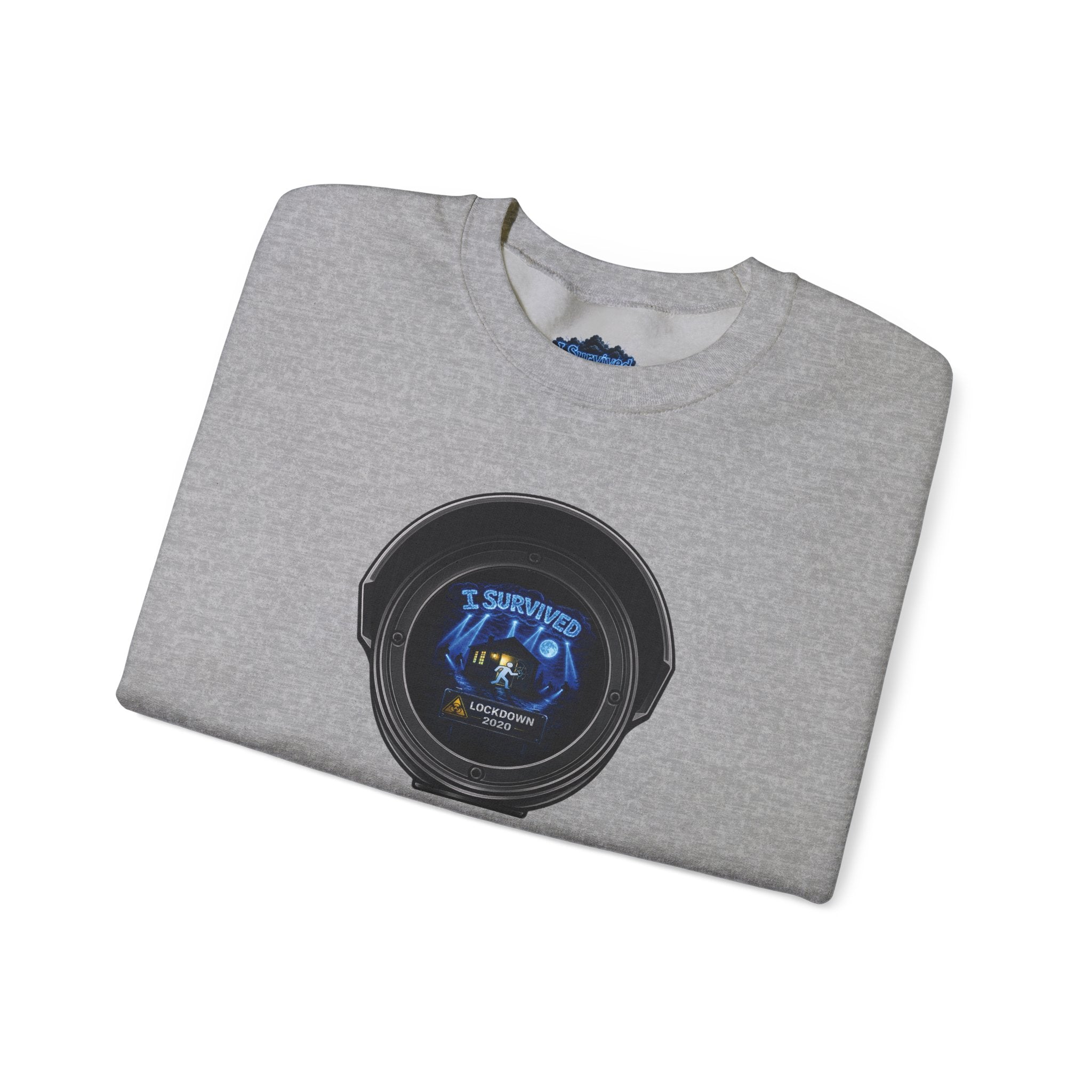 I Survived 2020 — LOCKDOWN S3:E4: Director's Cut "Working From Home" Unisex Heavy Blend™ Crewneck Sweatshirt
