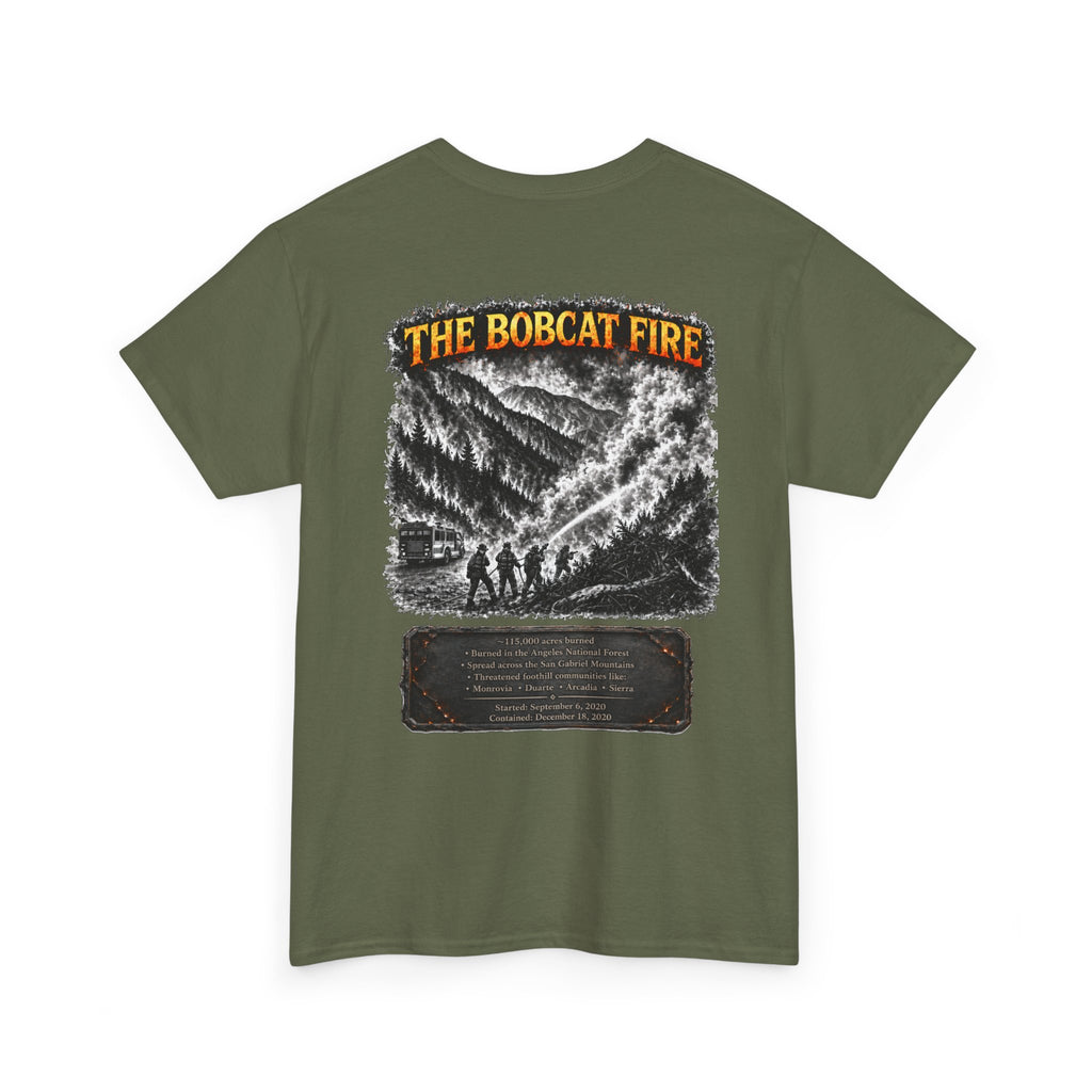 I Survived 2020 — Director's Cut S2:E2 "The Bobcat Fire" | Wildfire Edition Memorial Unisex Heavy Cotton Tee