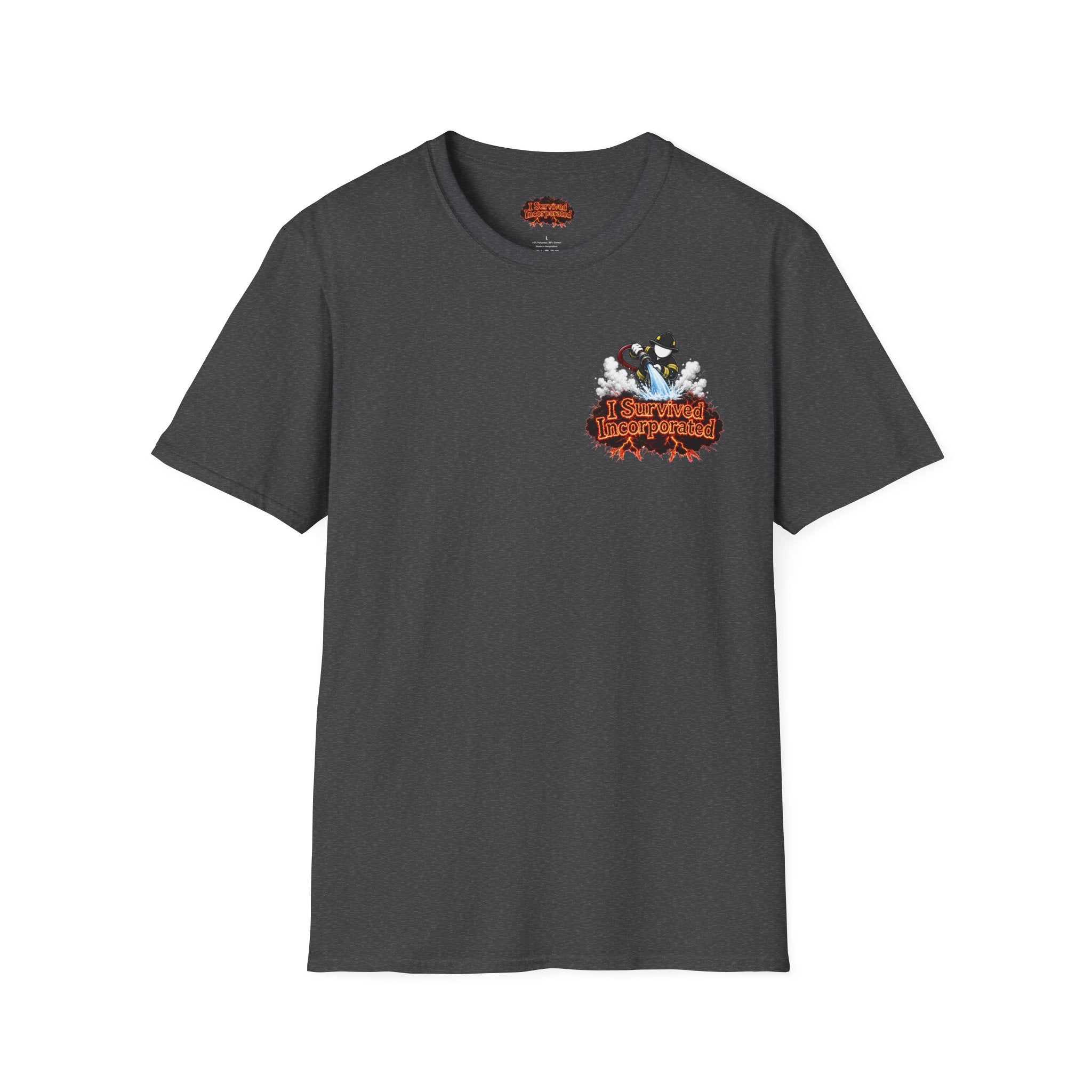 I Survived 2020 — "Please Stand By" Test Pattern Tee Wildfire Signal Edition Summer Premiere Unisex Softstyle T-Shirt