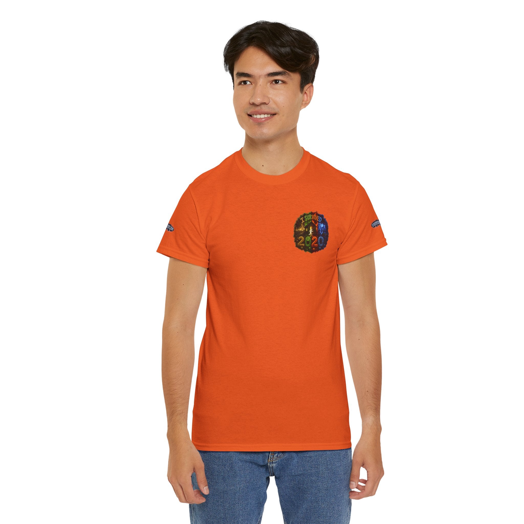I Survived 2020 — "No Signal" Test Pattern Tee Alien Broadcast Finale Special Edition Summer Premiere Unisex Heavy Cotton Tee
